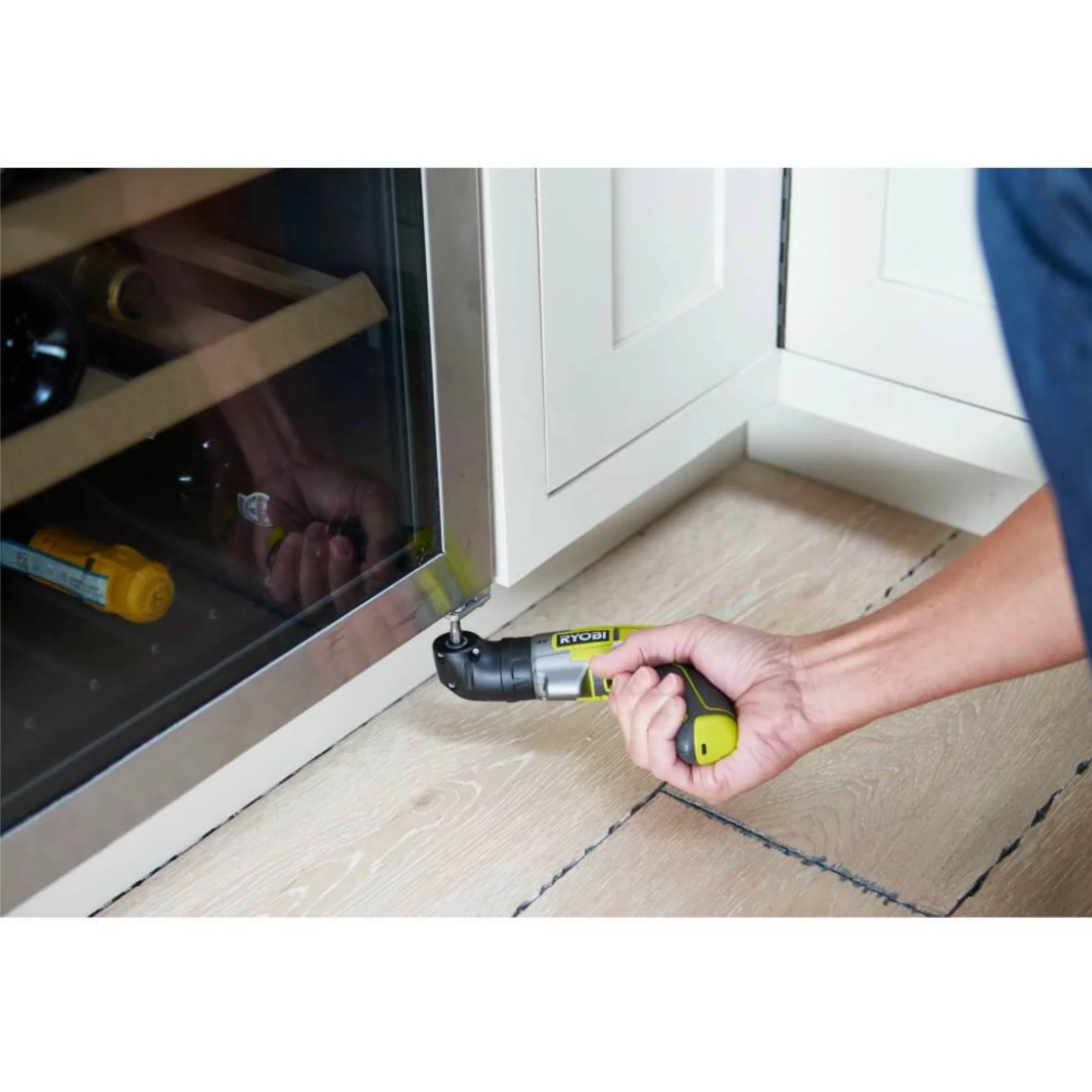4V Lithium-Ion Cordless Multi-Head Screwdriver with (3) Head Attachments, (10) Driving Bits, and USB Charging Cable - Image 6