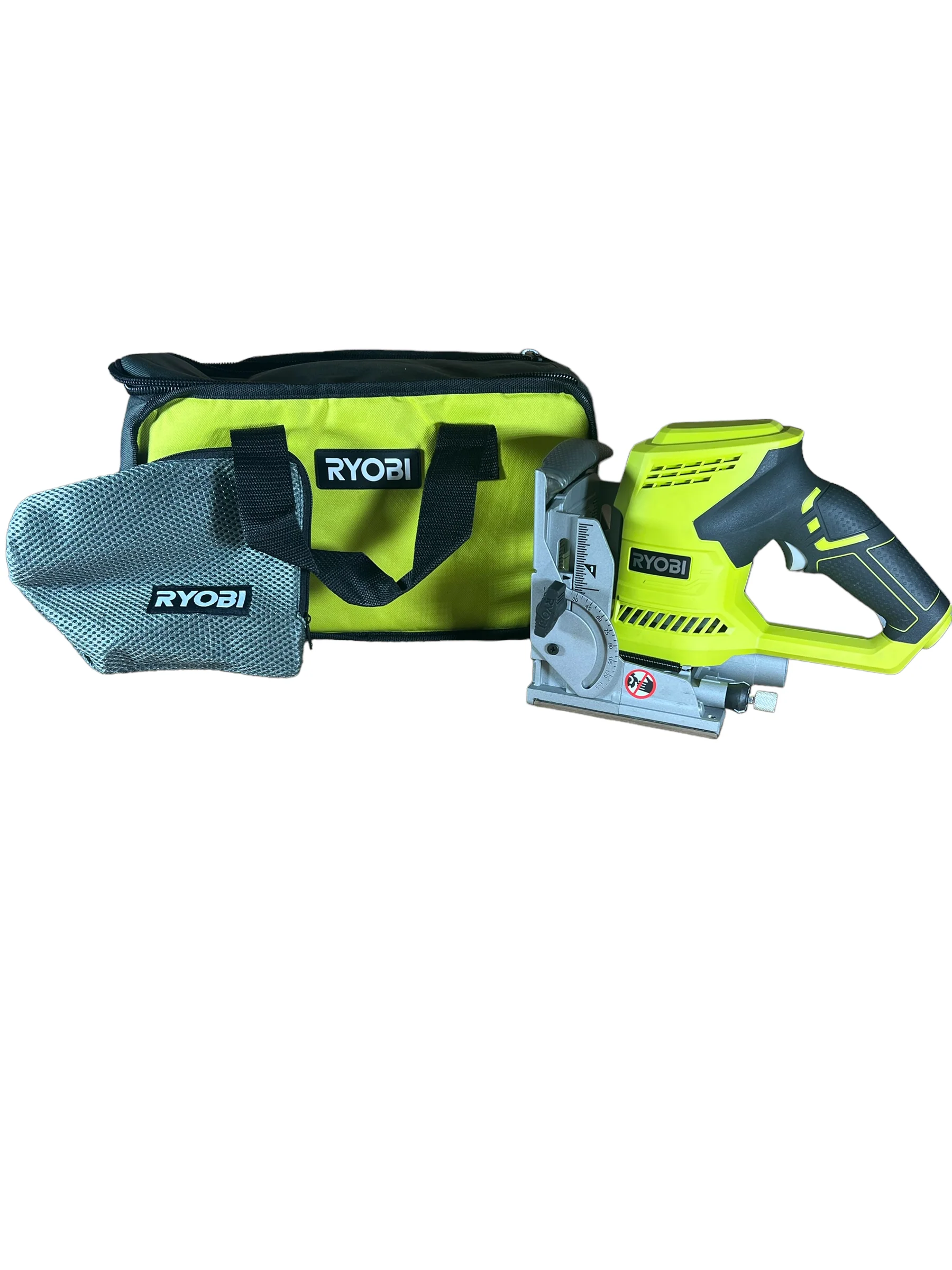 6 Amp AC Biscuit Joiner Kit with Dust Collector and Bag - Image 2