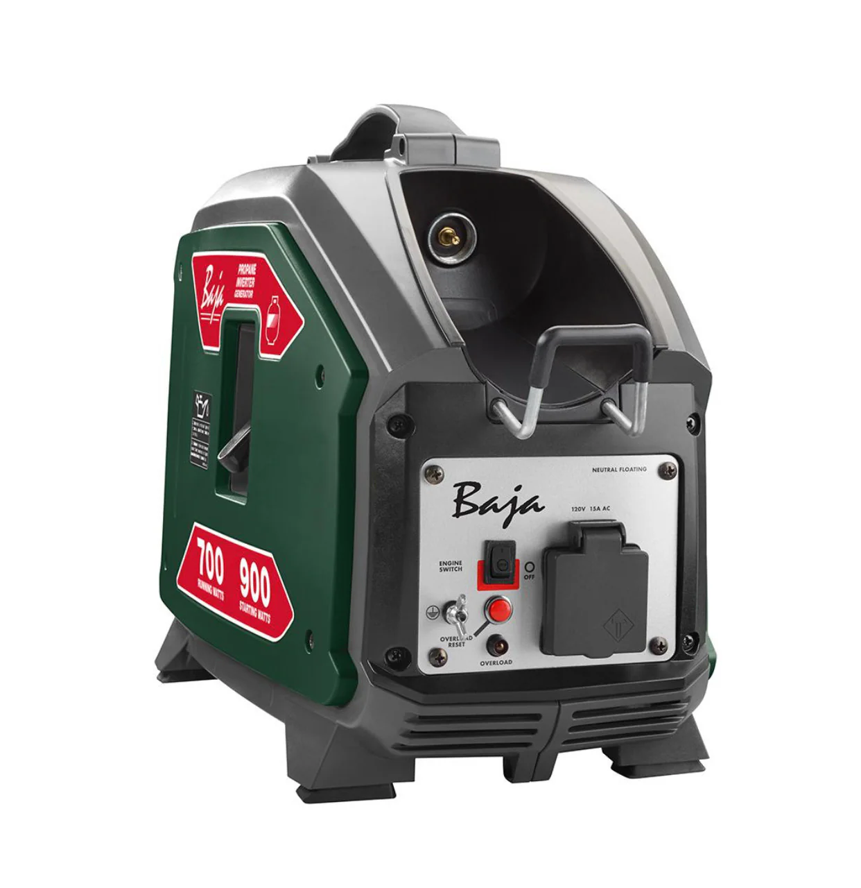 Baja 900-Watt Propane Powered Inverter Generator - Factory Reconditioned