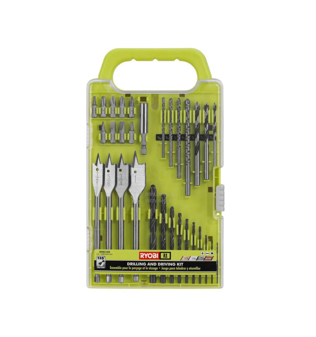 Black Oxide Drill and Drive Kit (31-Piece)