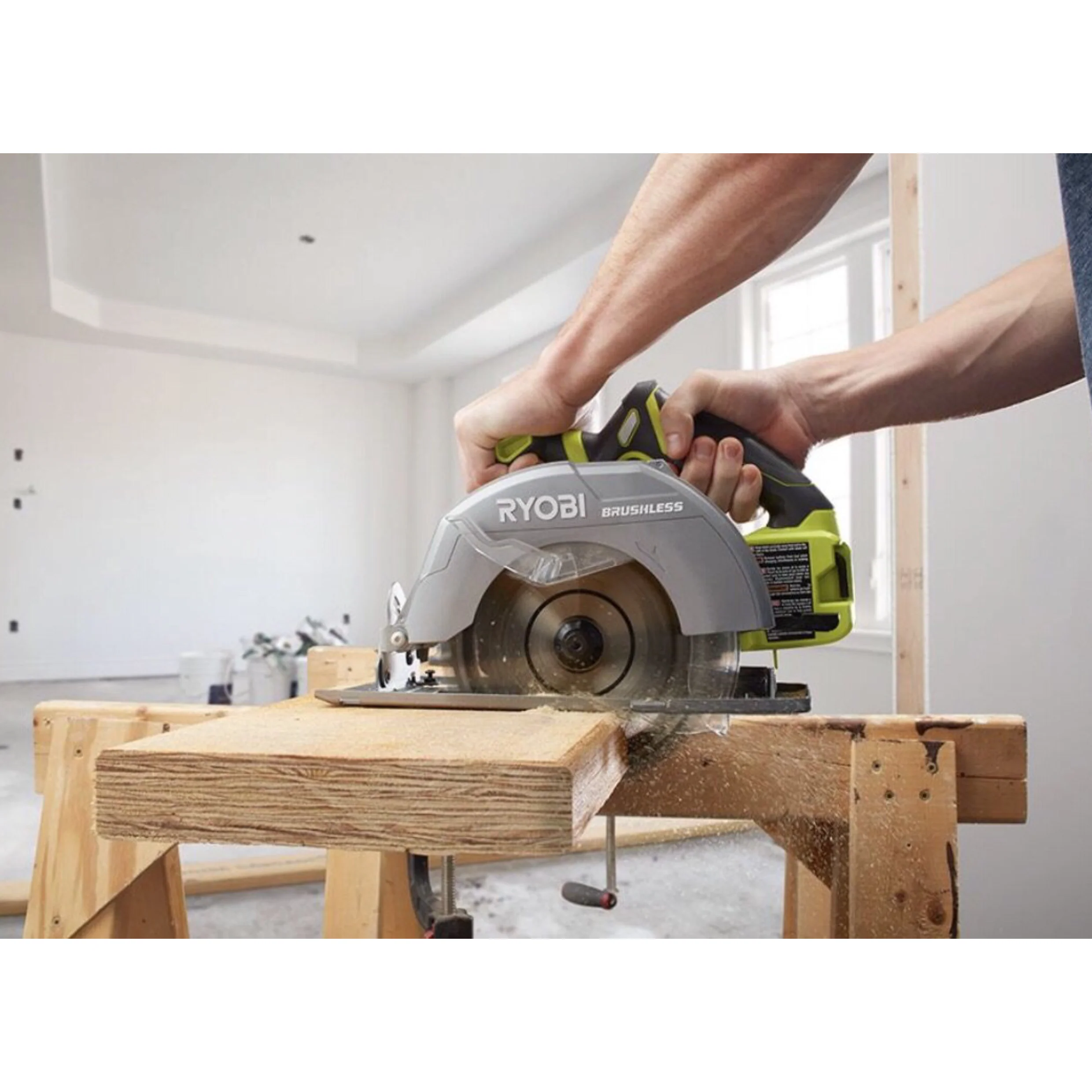 BRUSHLESS 18-Volt ONE+ Cordless 7.25” Circular Saw (Tool Only) - Image 4