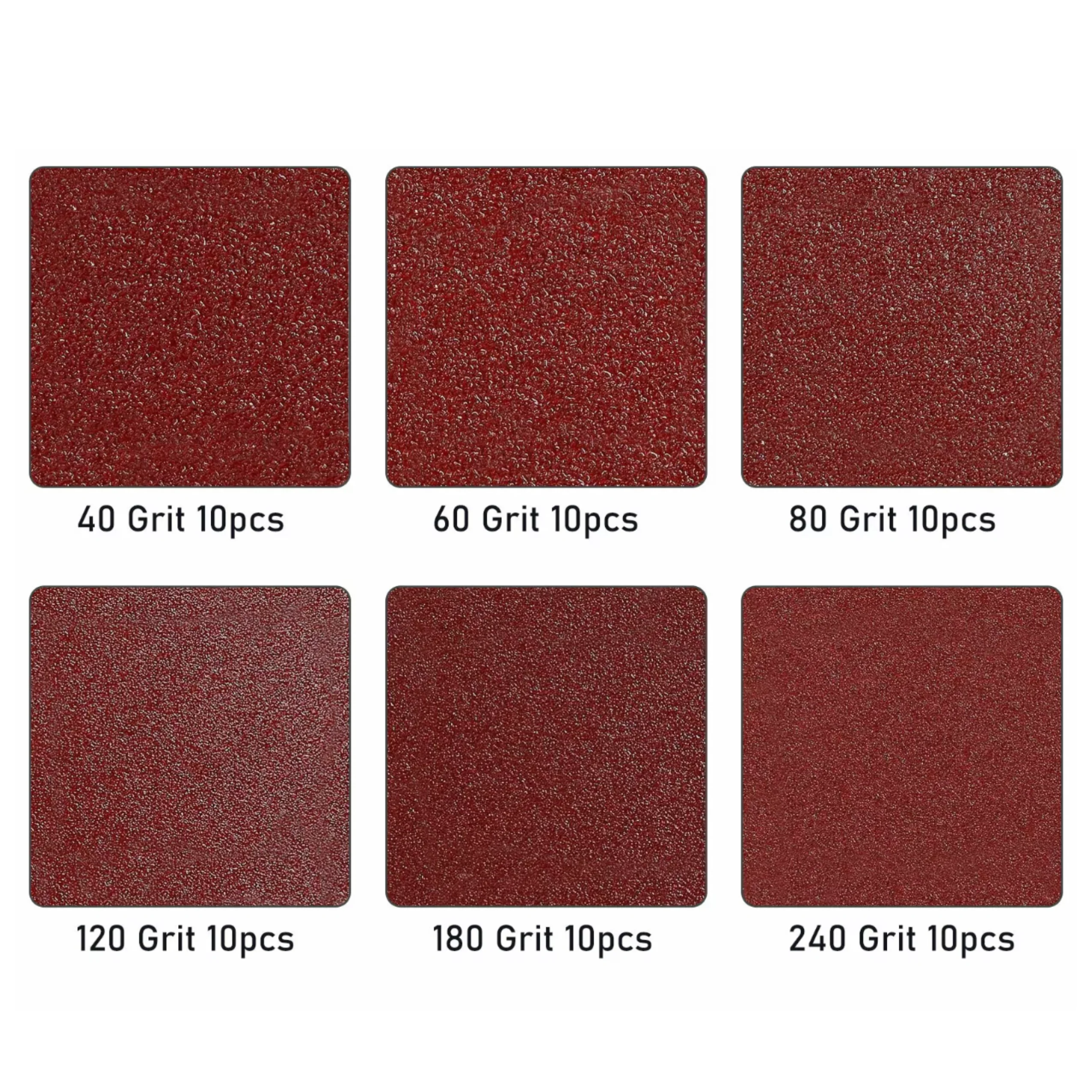 Detail Sander Sandpaper 6 Pc. Assortment for JobPlus/JobMax - Image 3
