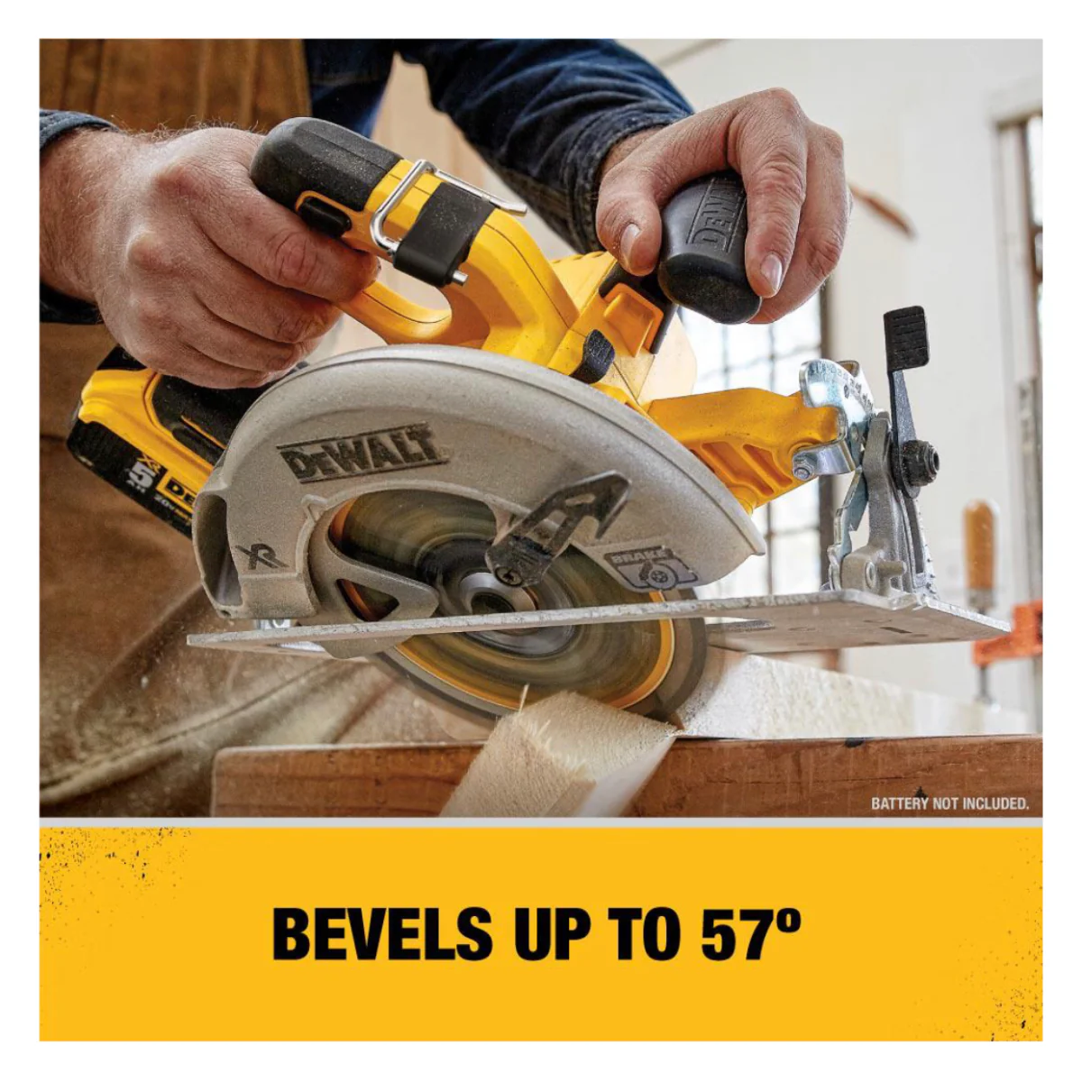 DEWALT 20-Volt MAX Lithium-Ion Cordless Brushless 7-1/4 in. Circular Saw with Brake (Tool-Only) - Image 4