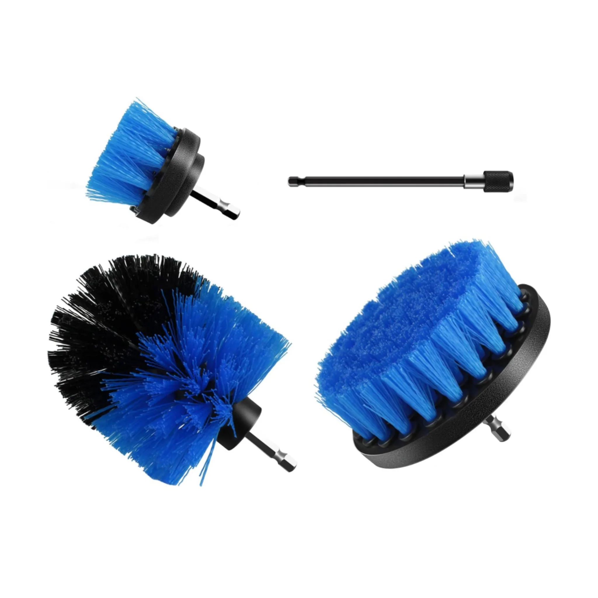 Drill Cleaning Brush Set - Medium Bristle (4-Piece) - Image 2