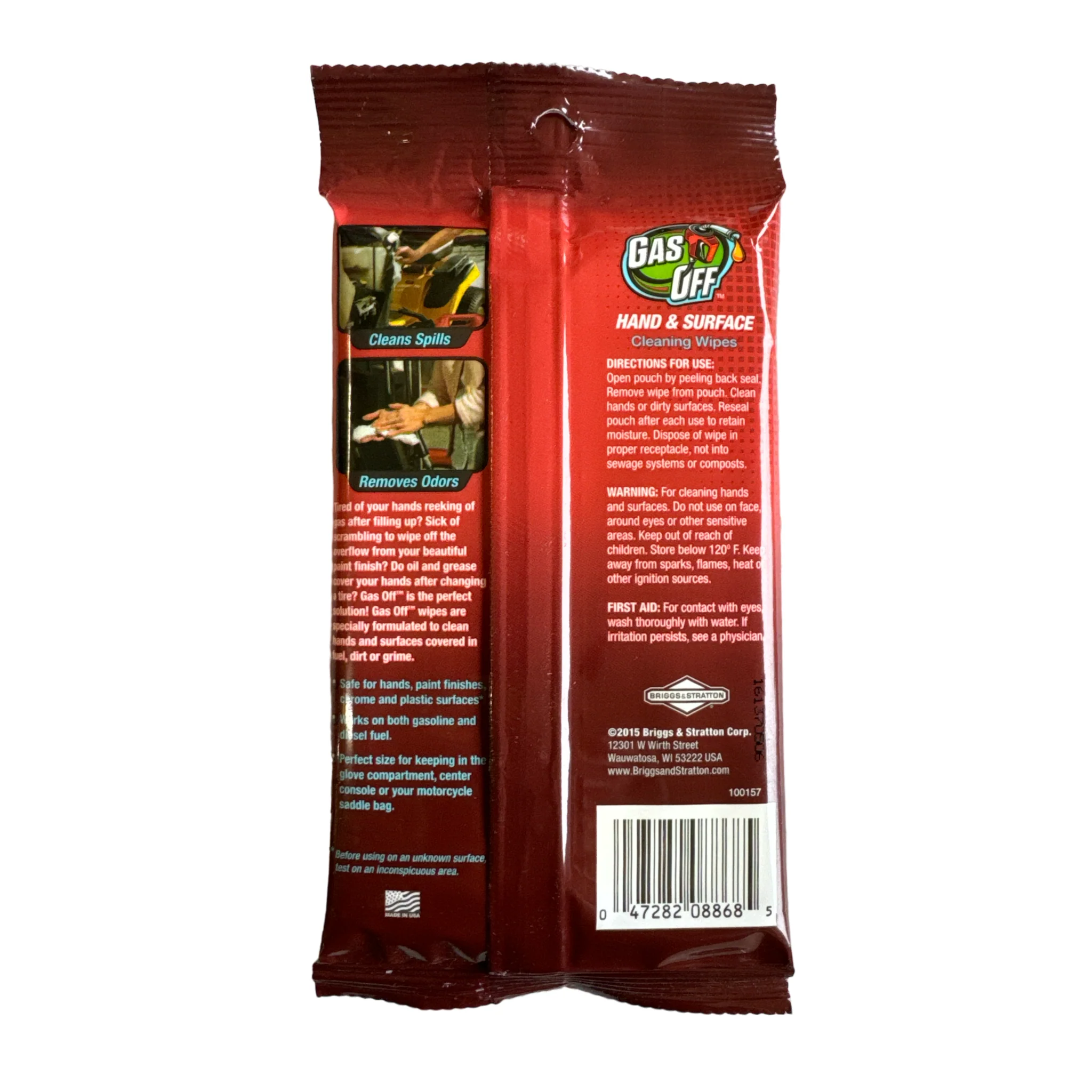 GAS OFF Hand and Surface Cleaning Wipes - Image 3