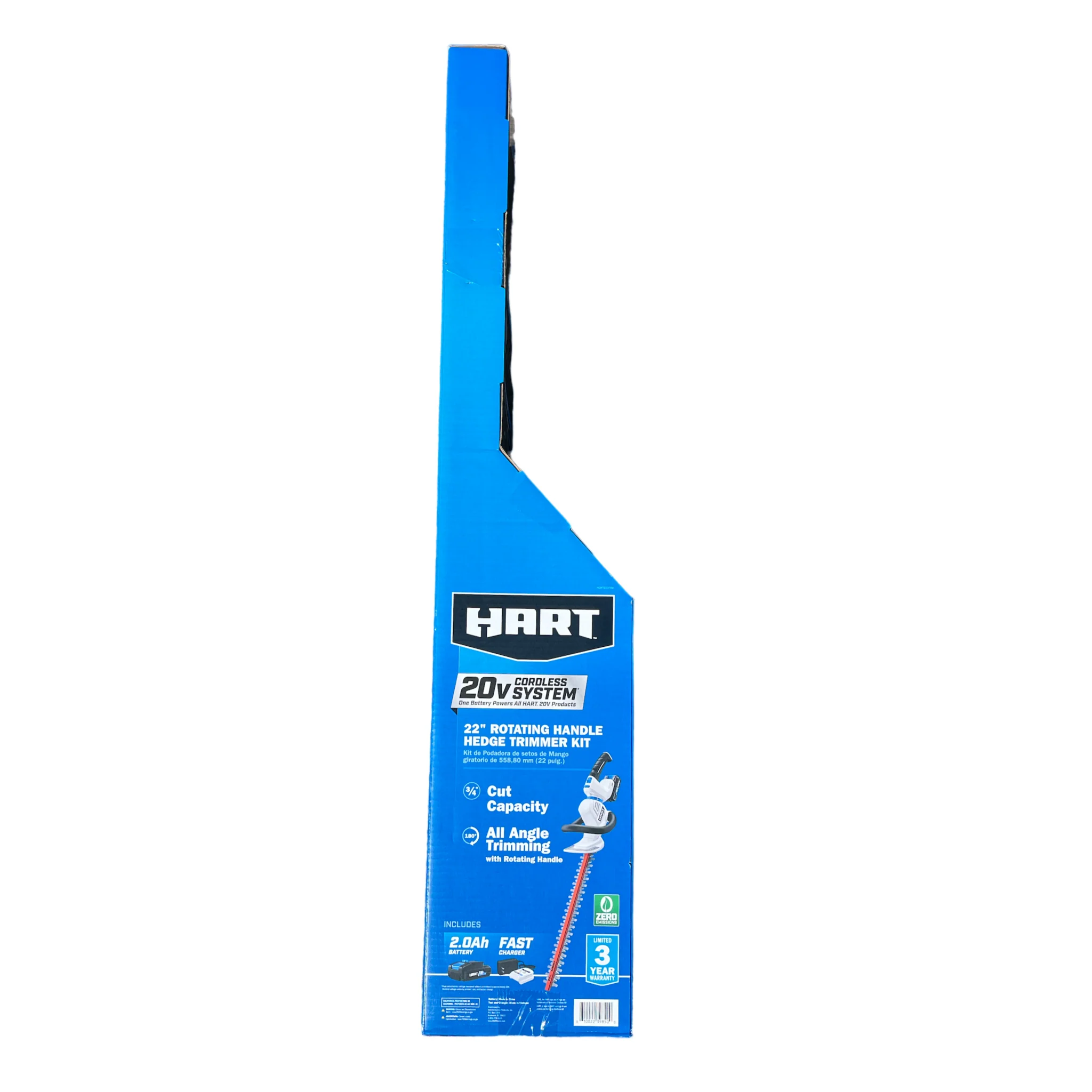 CLEARANCE HART 20-Volt 22-inch Cordless Hedge Trimmer (1) 2.0Ah Lithium-Ion Battery and Charger - Image 4