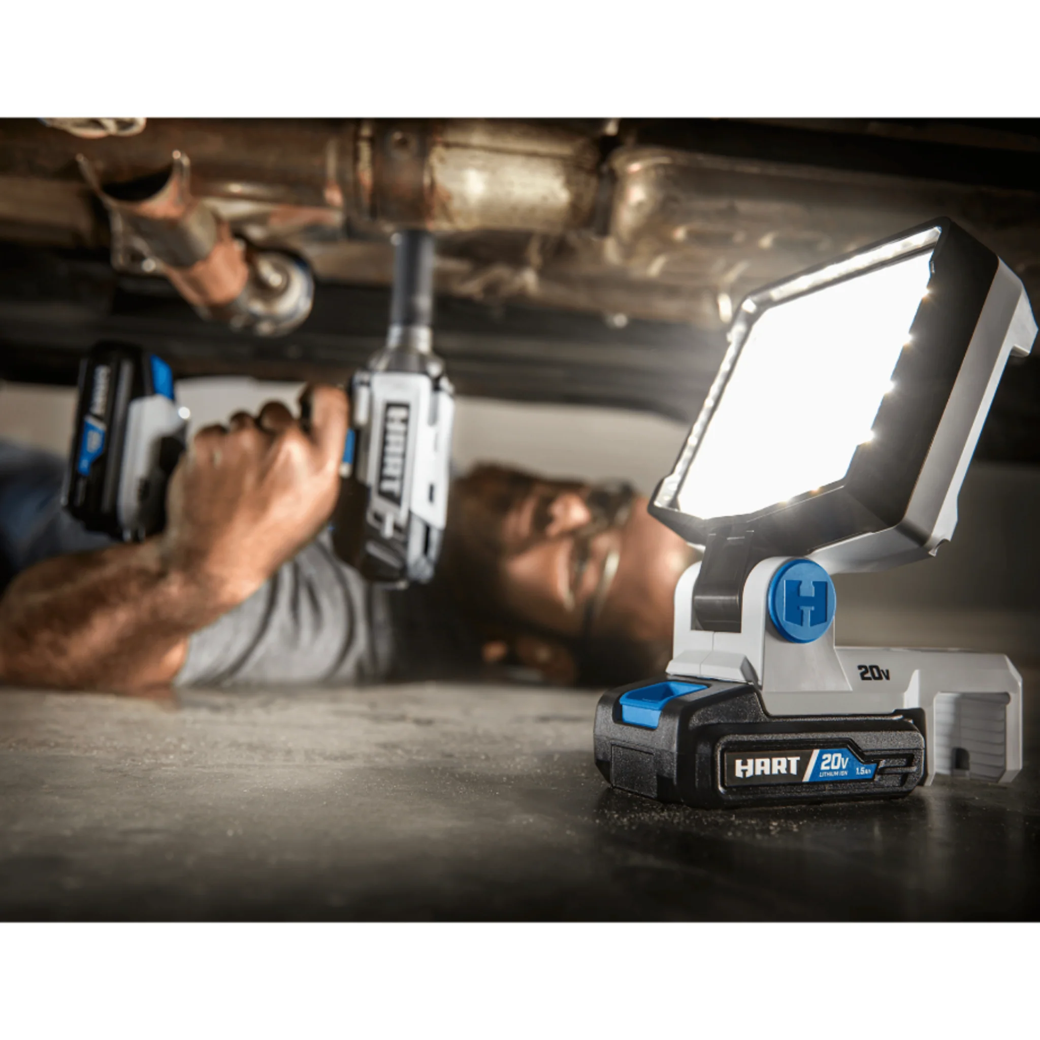 HART 20-Volt Cordless LED Work Light (Tool Only) - Image 3