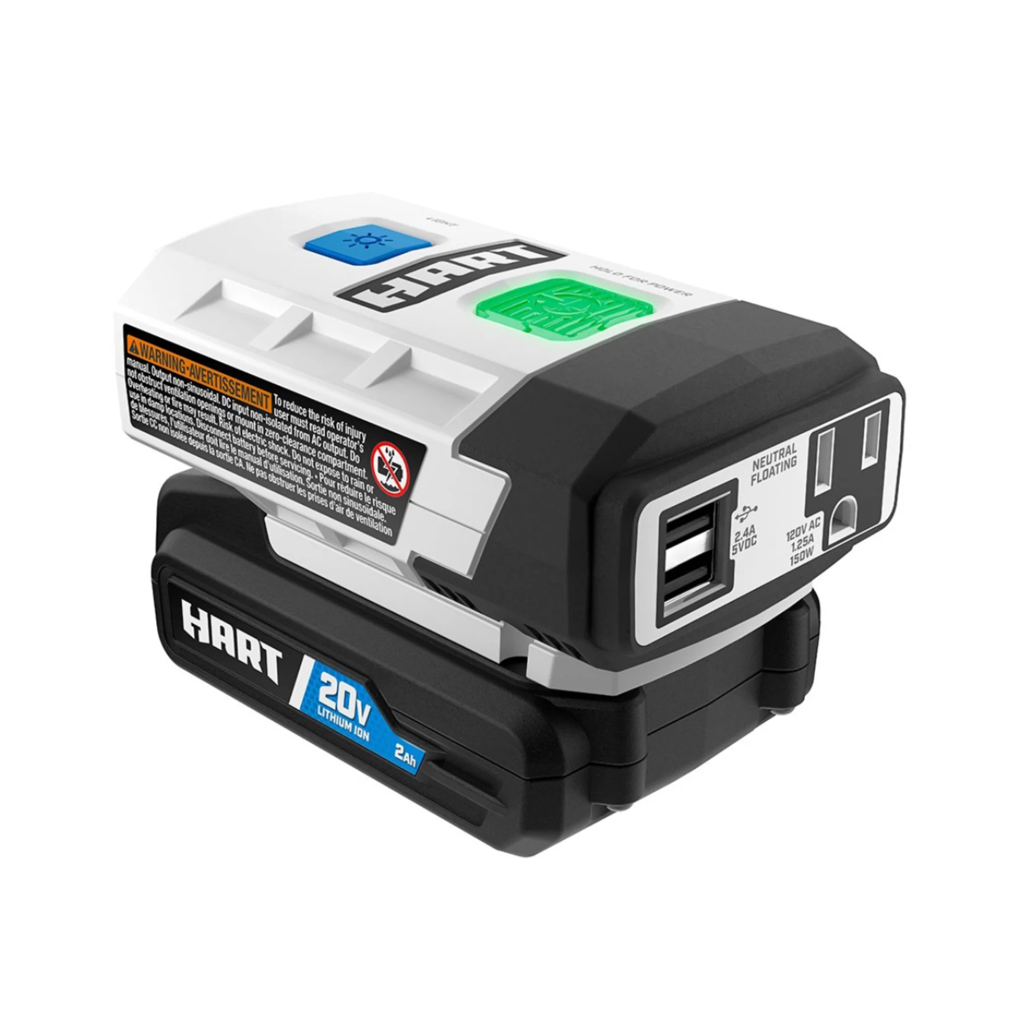 HART 20-Volt Power Source/Inverter (Tool Only) - Image 5