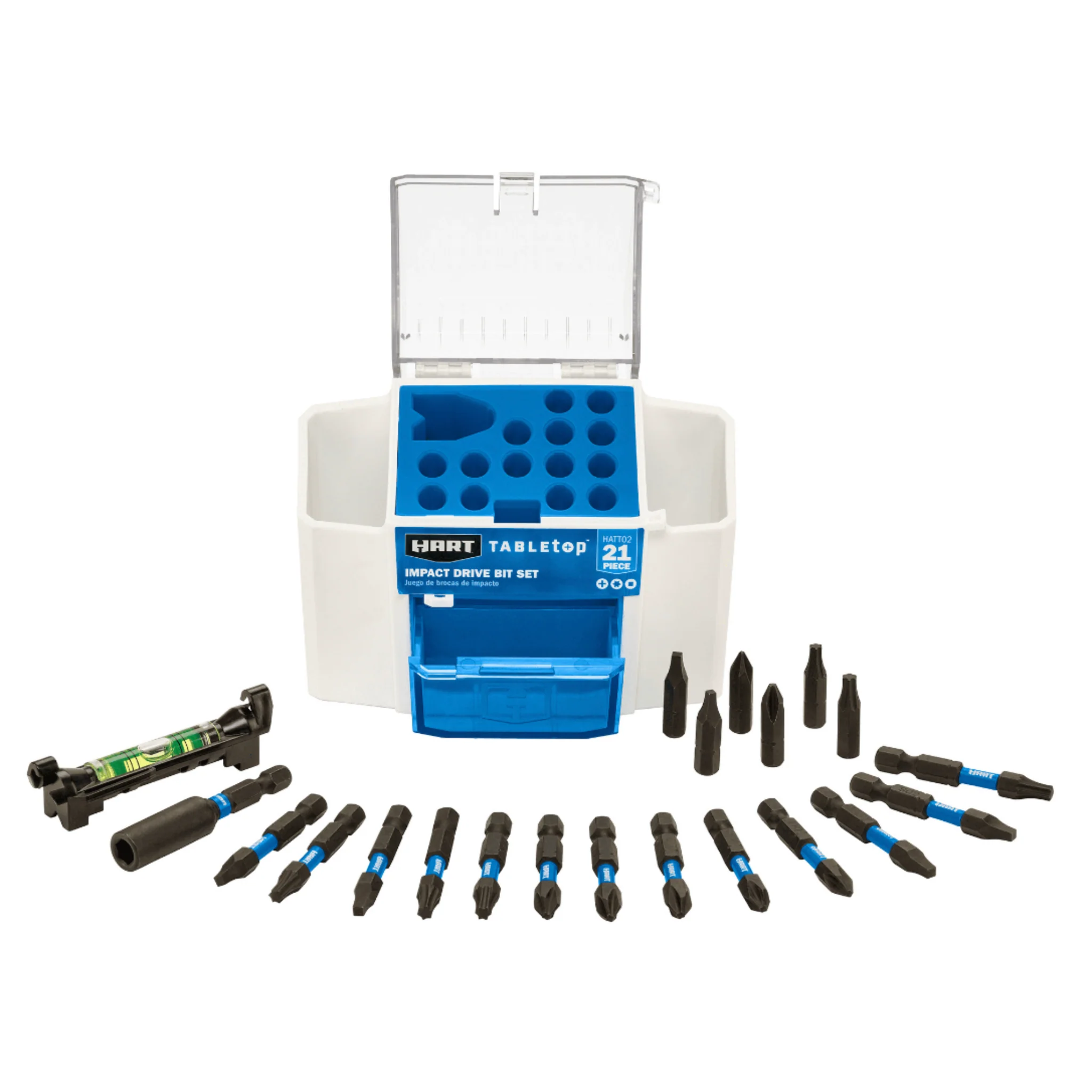 HART 21-Piece Impact Driver Bit Set with Storage - Image 3