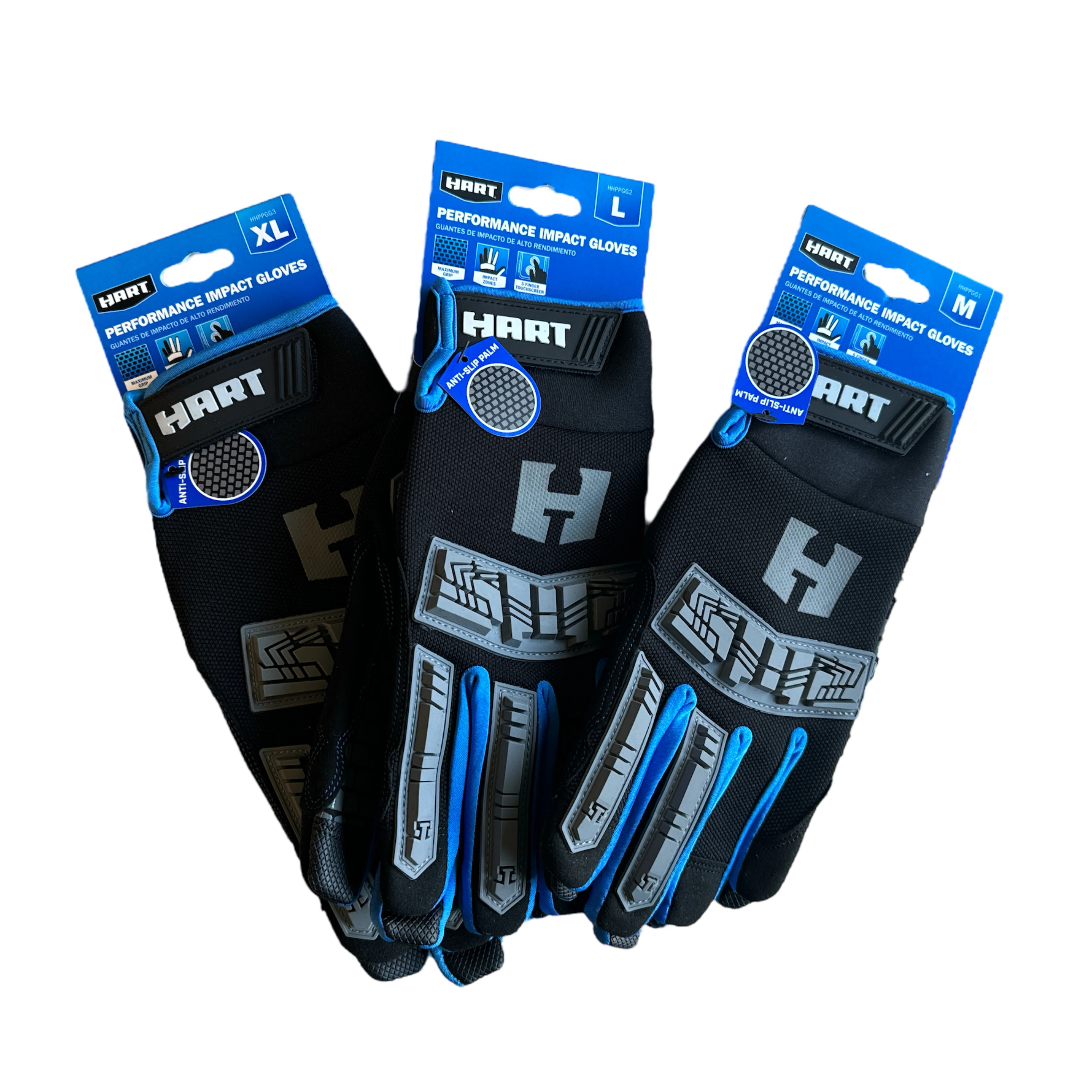 HART Performance Fit Impact Touchscreen Capable Dipped Gloves, Safety Workwear Gloves - Image 4