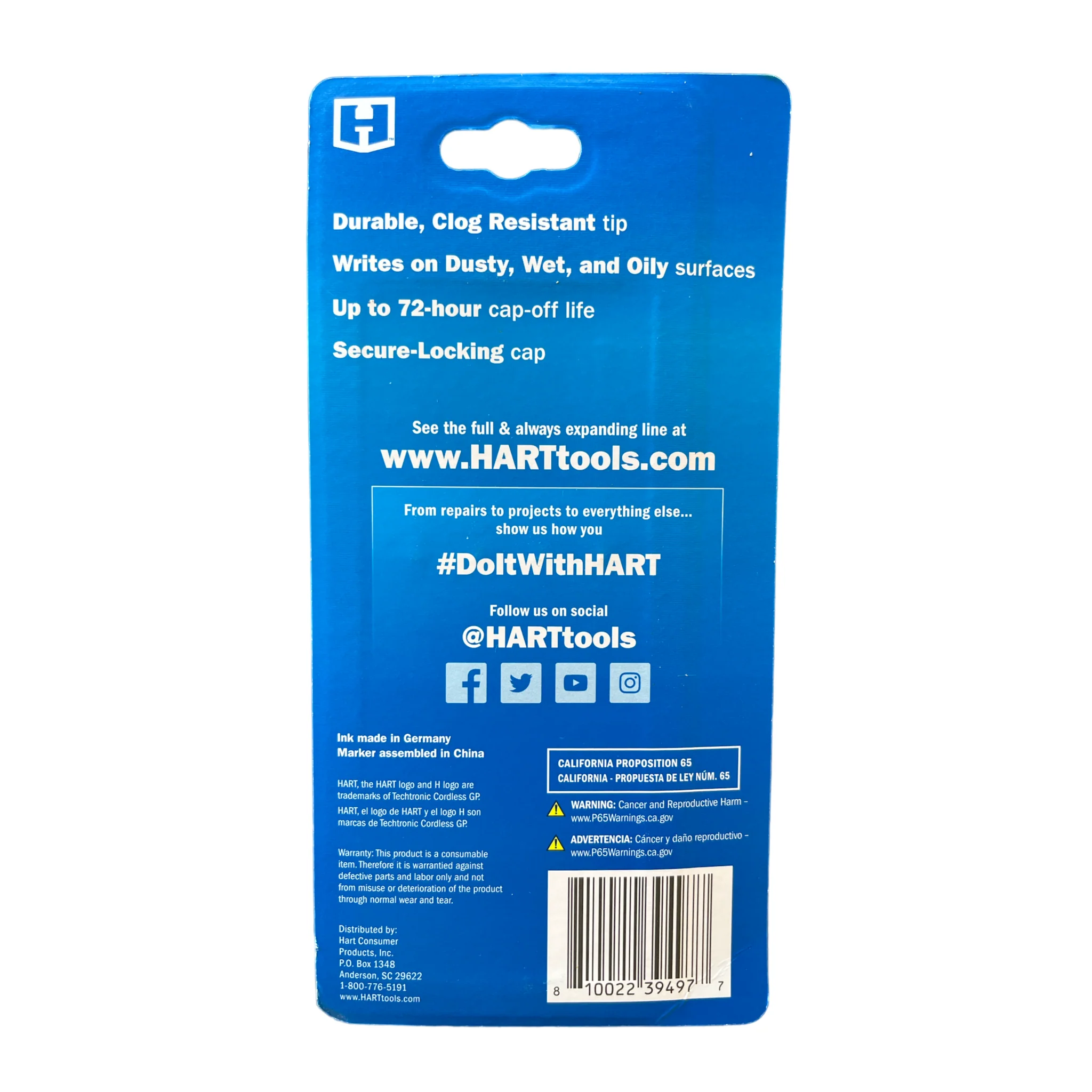 CLEARANCE HART Permanent Workshop Markers (4-Pack) - Image 2
