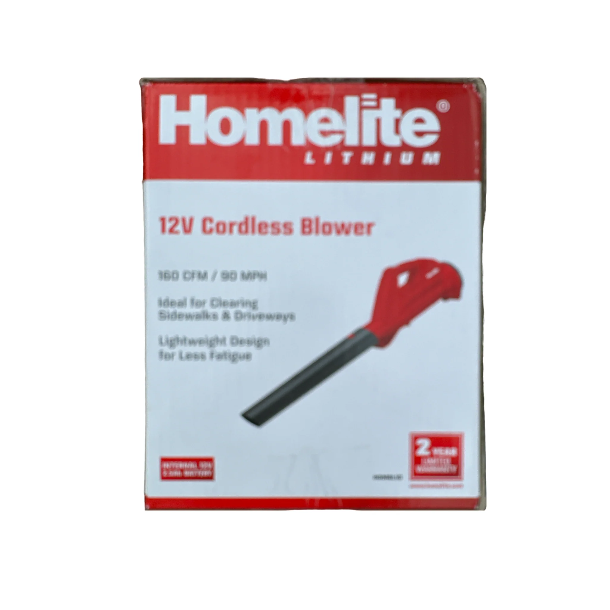 CLEARANCE 12-Volt 90 MPH 160 CFM Cordless Blower with 2.5 Ah Battery and Charger - Image 3