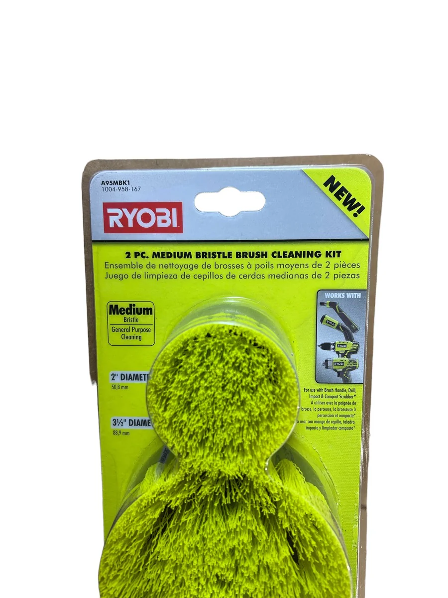 Medium Bristle Brush Cleaning Accessory Kit (2-Piece) - Image 3