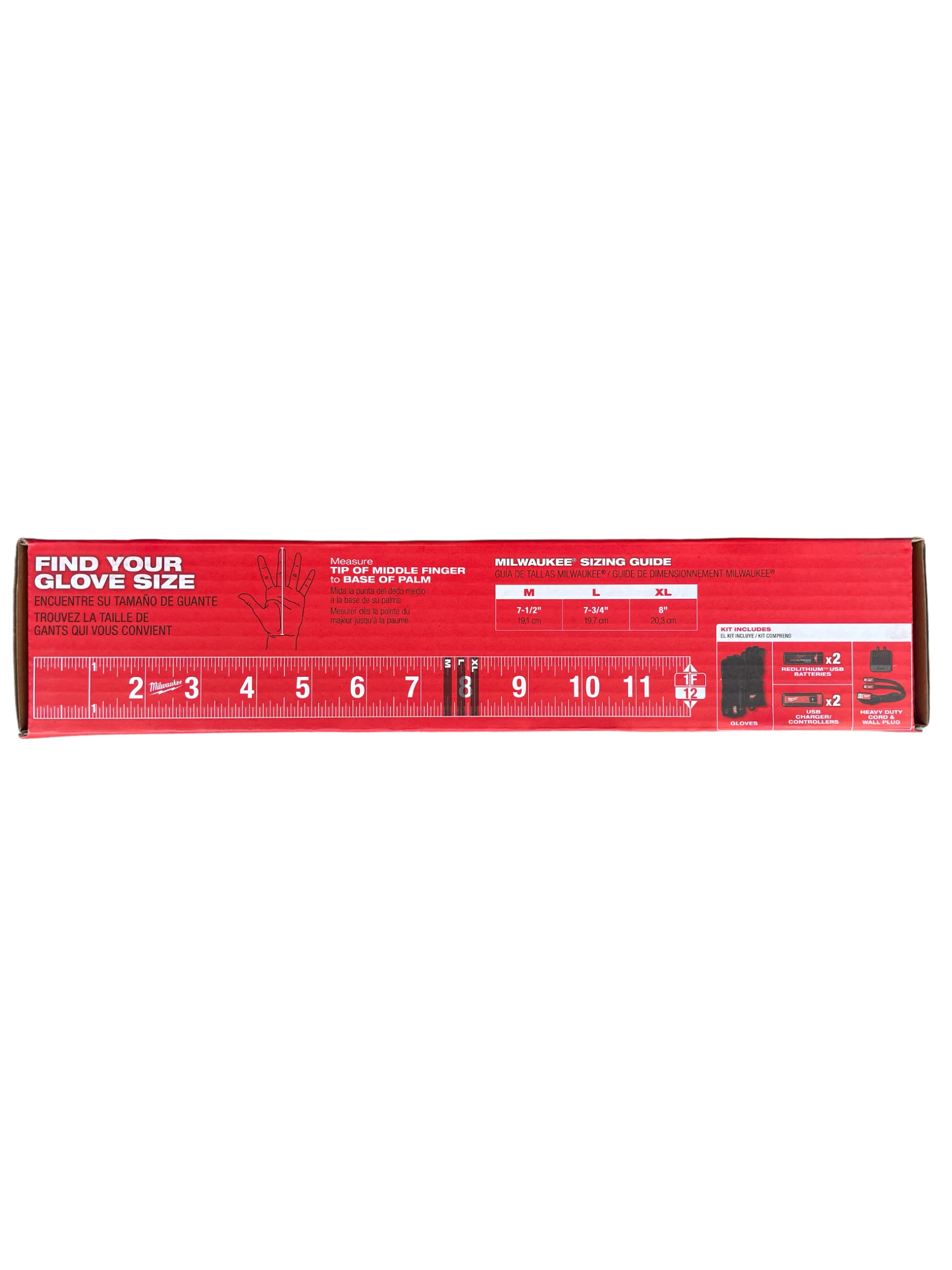 Milwaukee Medium Rechargeable Heated Gloves with REDLITHIUM USB Battery and Charger - Image 5