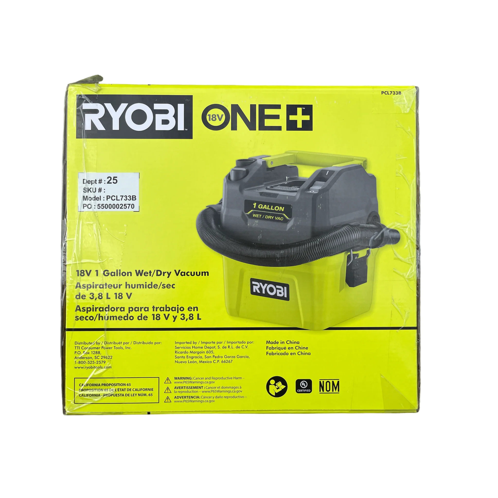 ONE+ 18-Volt Cordless 1 Gal. Wet/Dry Vacuum (Tool Only) - Image 3