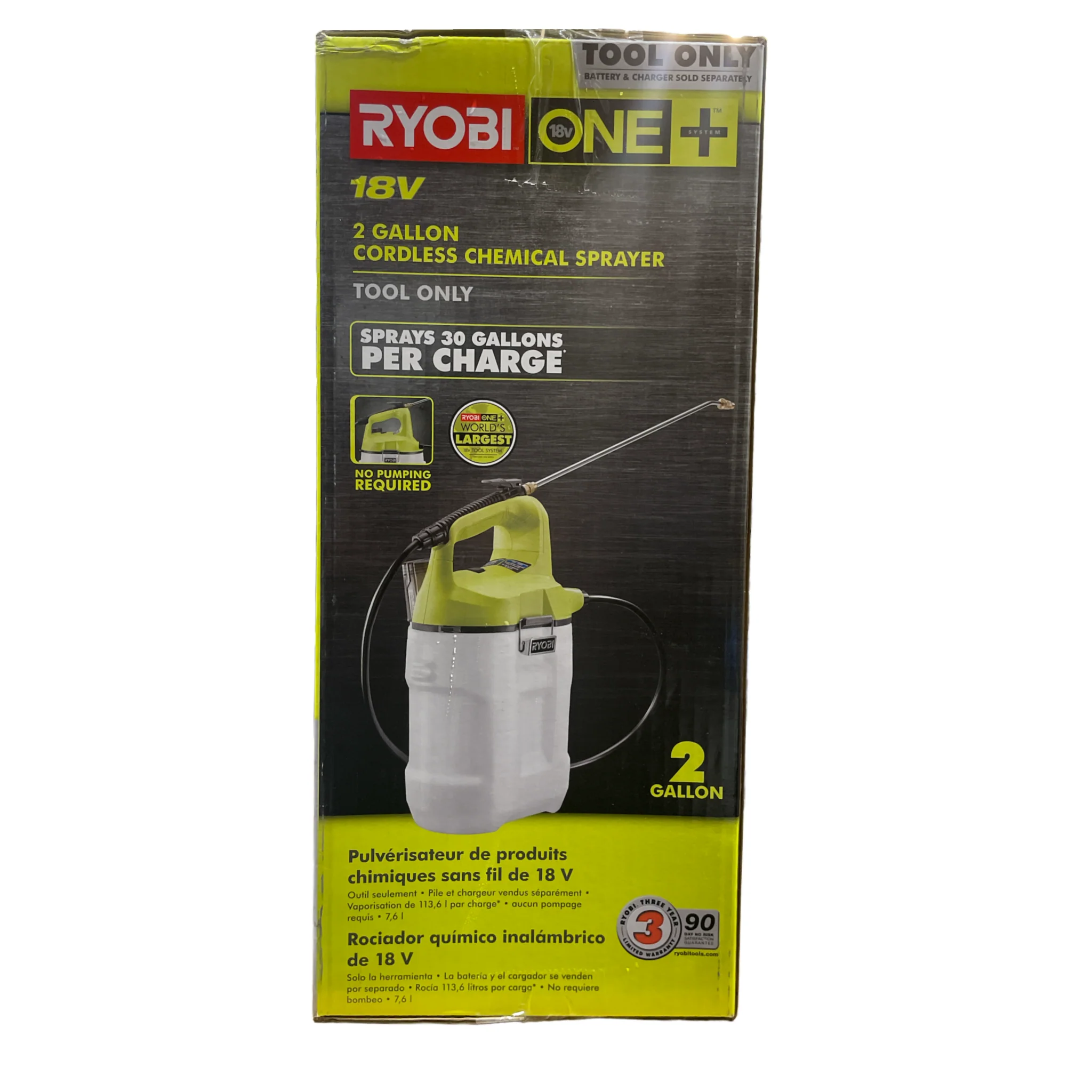 ONE+ 18-Volt Cordless Battery 2 Gal. Chemical Sprayer (Tool Only) - Image 4