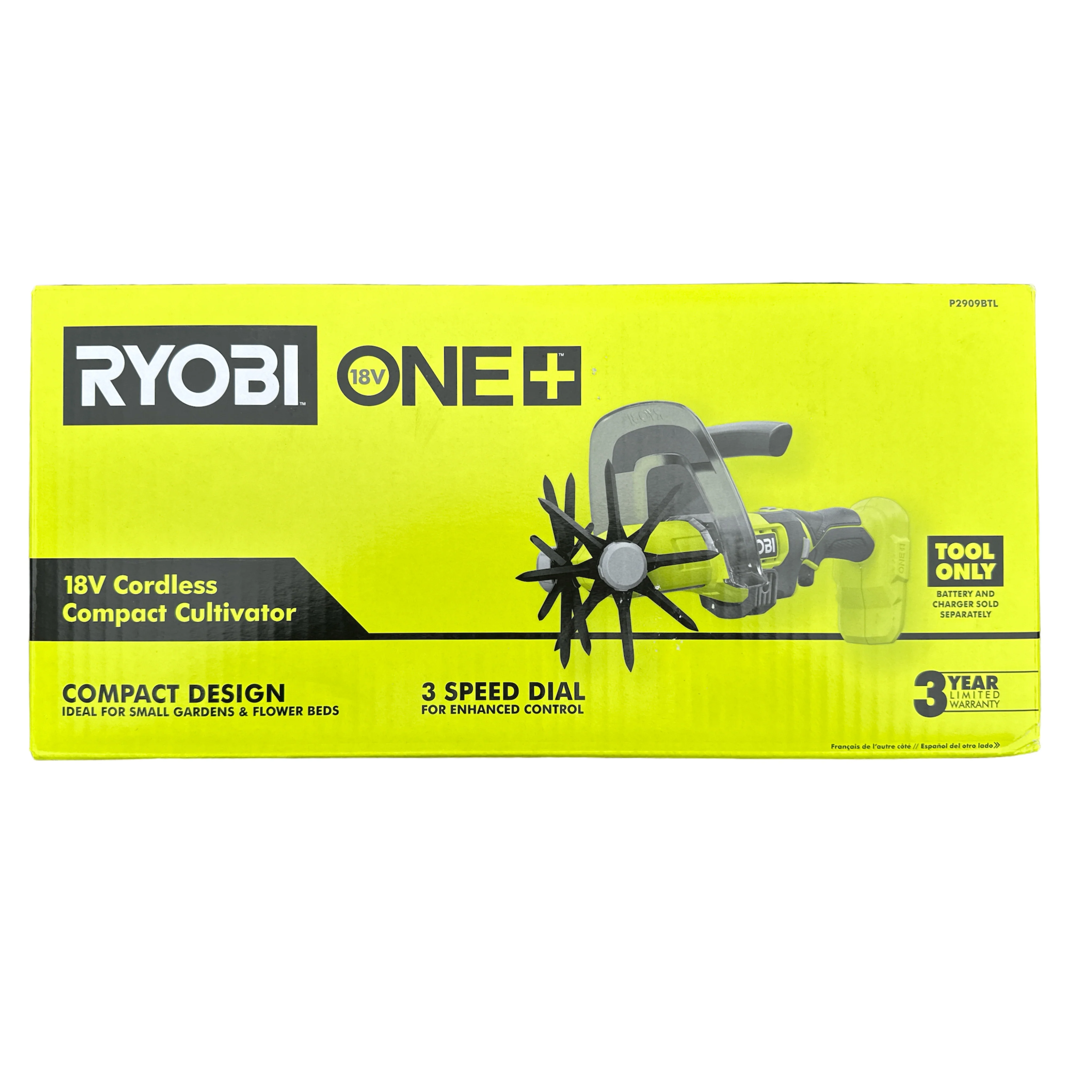 ONE+ 18-Volt Cordless Compact Battery Cultivator (Tool Only)