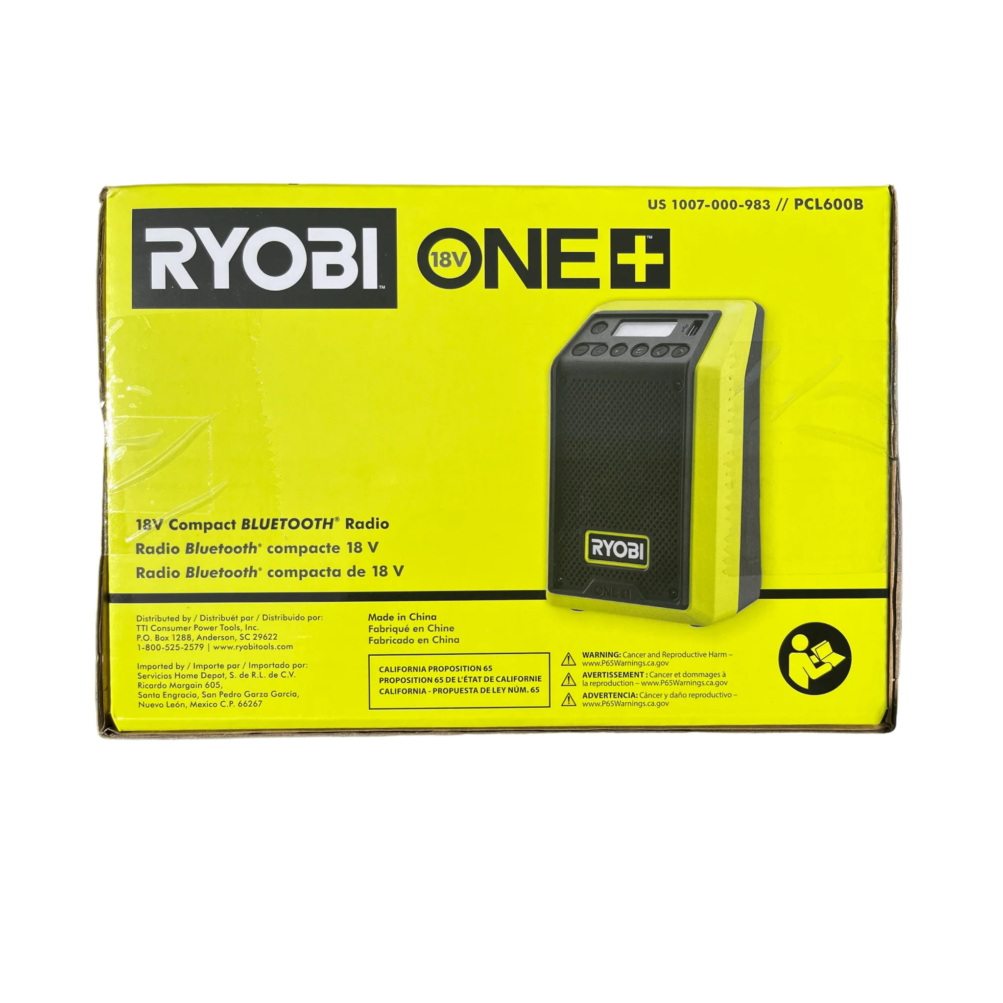 ONE+ 18-Volt Cordless Compact Radio with Bluetooth (Tool Only) - Image 2