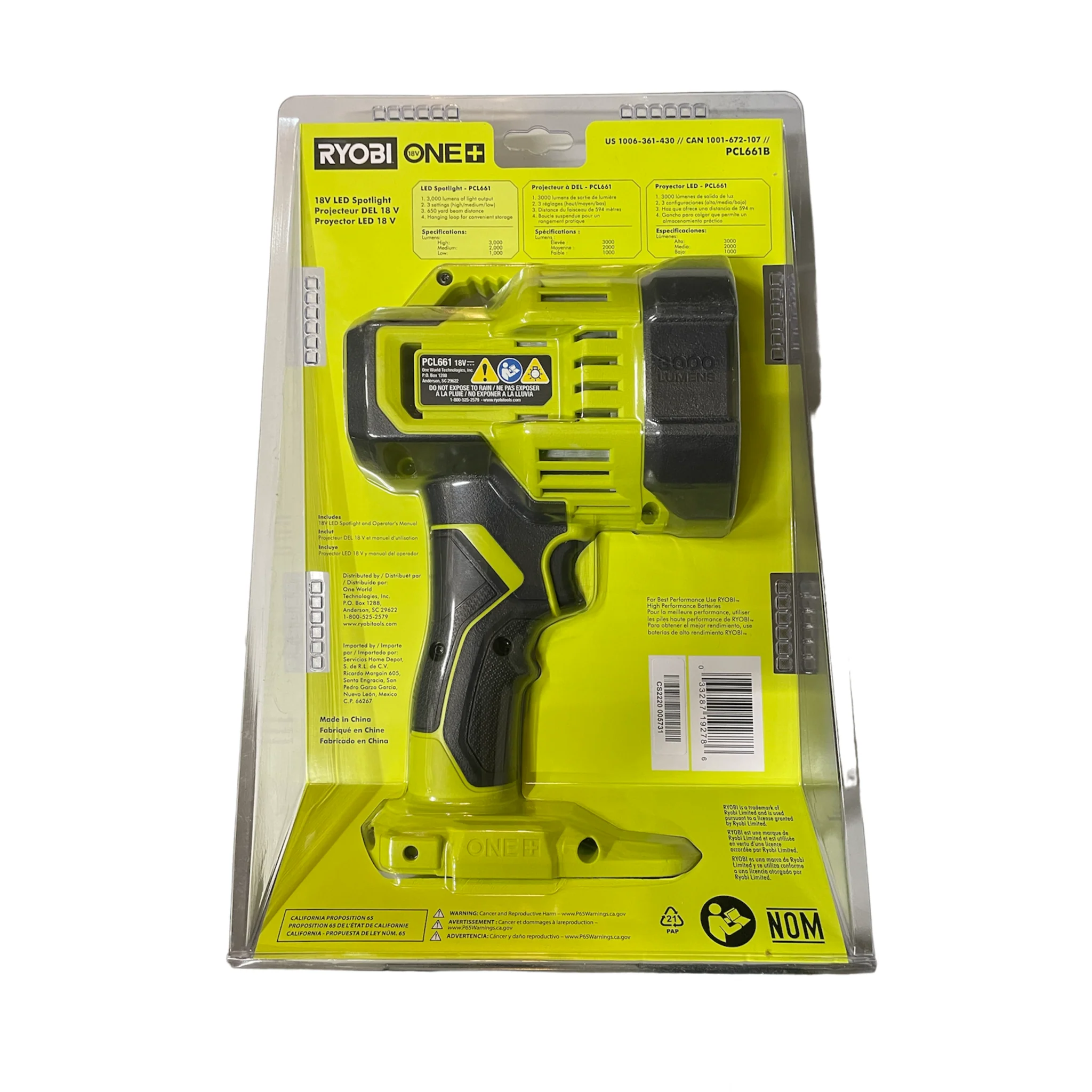 ONE+ 18-Volt Cordless LED Spotlight (Tool Only) - Image 2