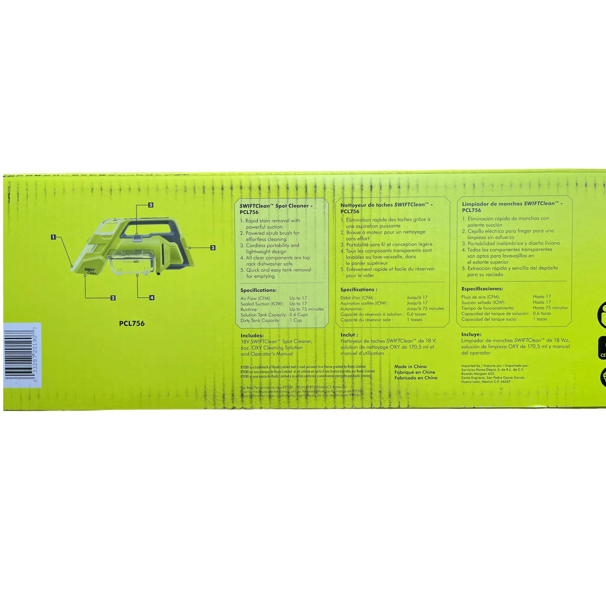 ONE+ 18-Volt Cordless SWIFTClean Spot Cleaner (Tool Only) - Image 3