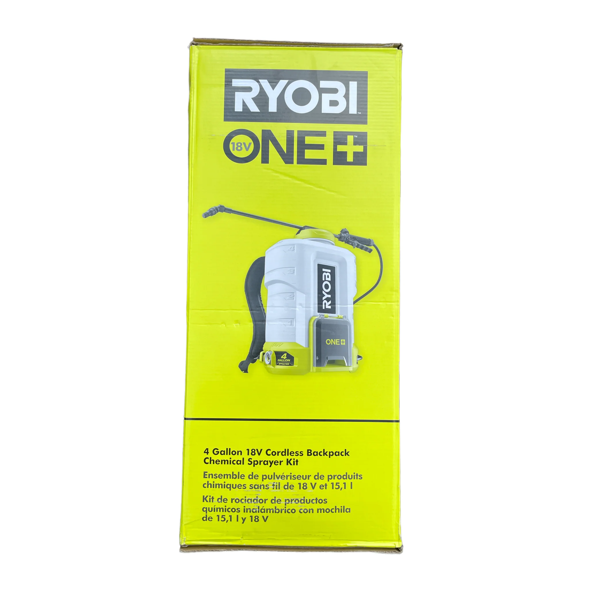 ONE+ 18-Volt Lithium-Ion Cordless 4 Gal. Backpack Chemical Sprayer Kit with 2.0 Ah Battery and Charger - Image 2