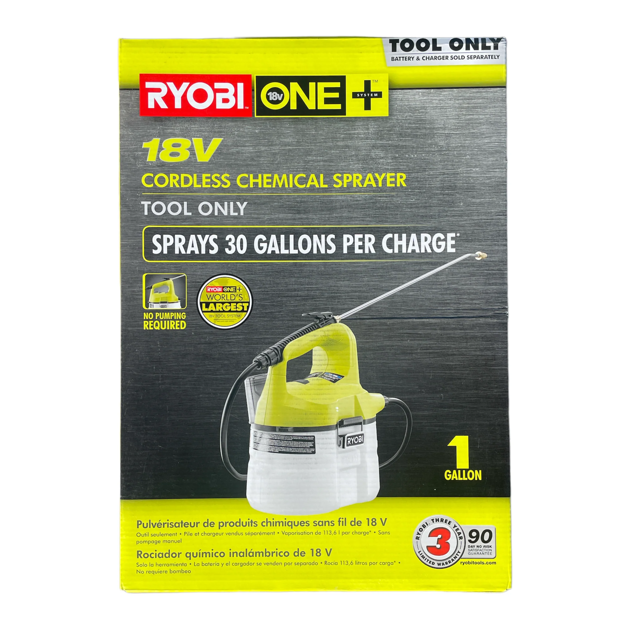 ONE+ 18-Volt Lithium-Ion Cordless Chemical Sprayer (Tool Only)