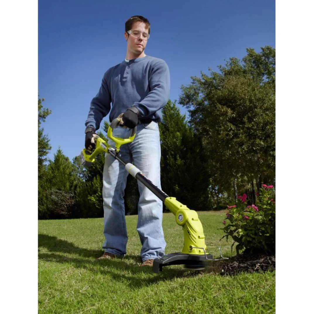 ONE+ 18-Volt Lithium-Ion String Trimmer/Edger and Blower/Sweeper Combo - Image 10