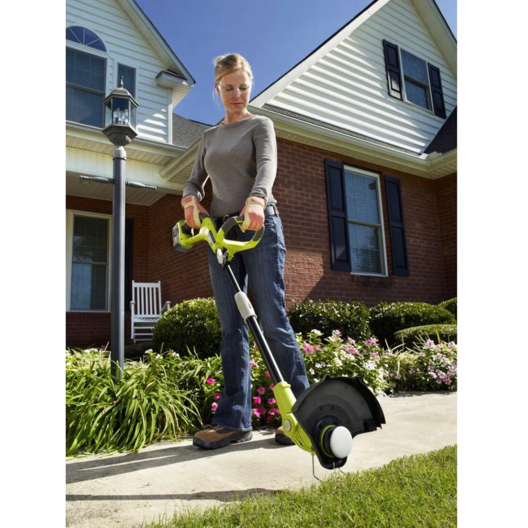 ONE+ 18-Volt Lithium-Ion String Trimmer/Edger and Blower/Sweeper Combo - Image 11