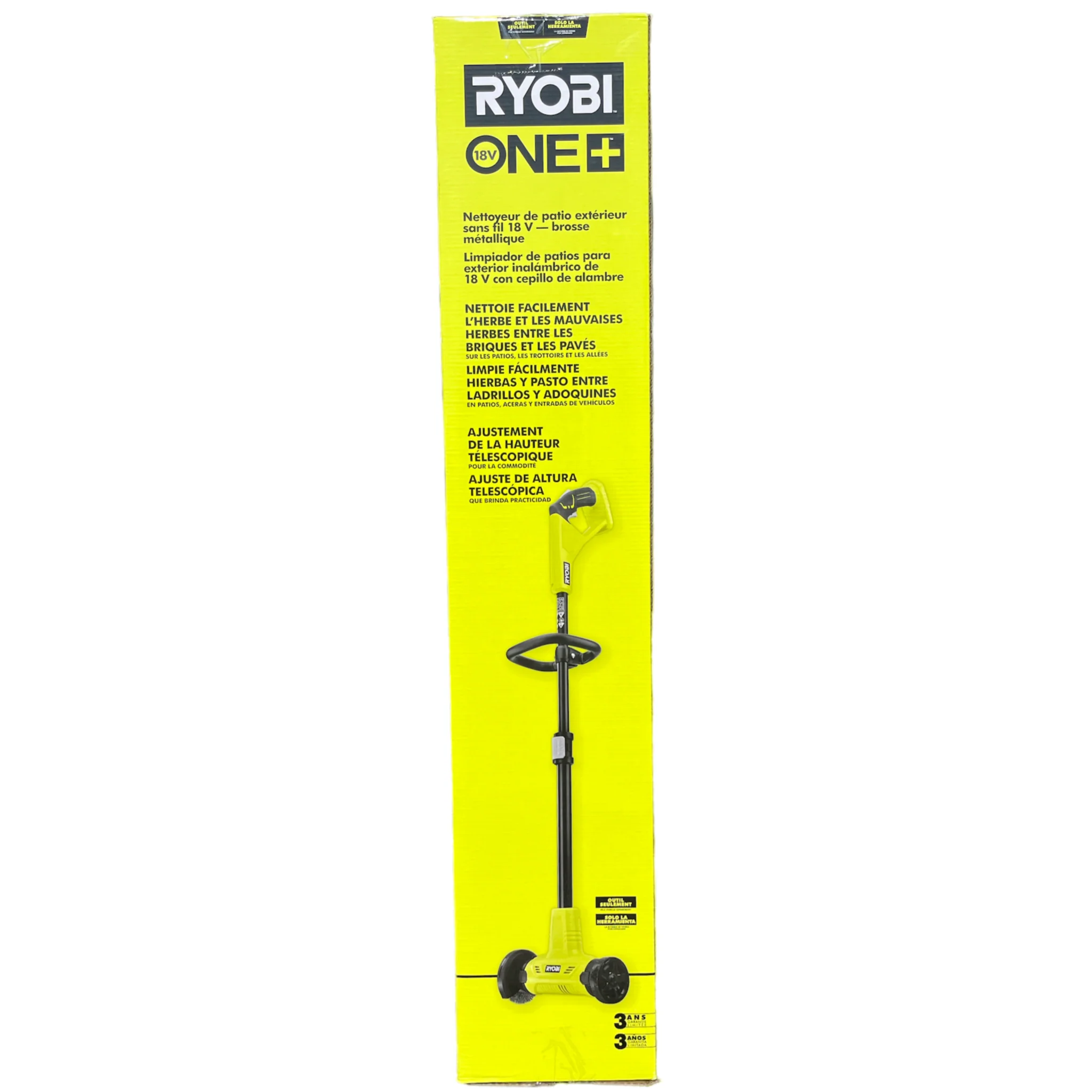 ONE+ 18-Volt Patio Cleaner with Wire Brush Edger (Tool Only) - Image 2