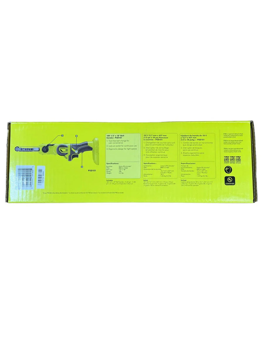 ONE+ 18V Cordless 1/2 in. x 18 in. Belt Sander (Tool Only) - Image 5