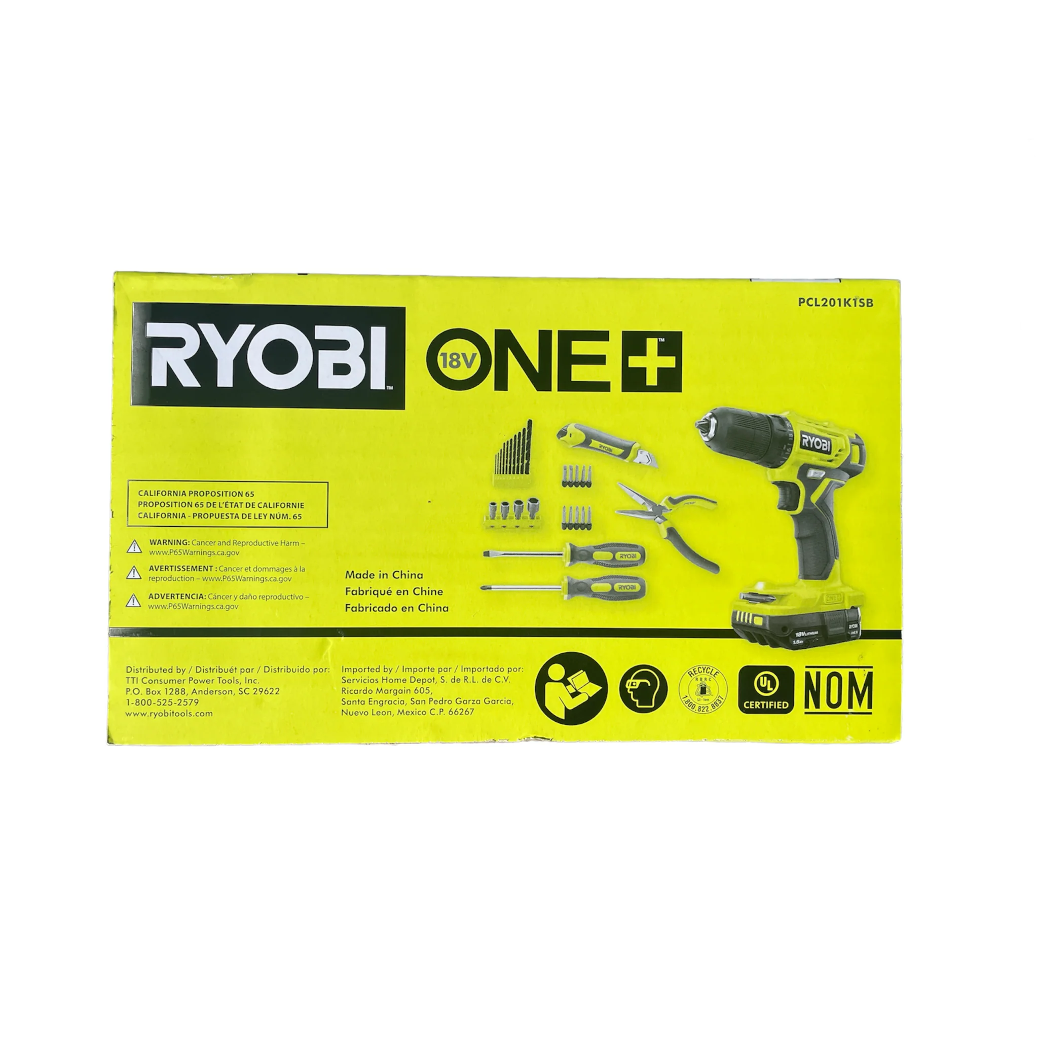 ONE+ 18-Volt Cordless 3/8 in. Drill/Driver Kit with 1.5 Ah Battery, Charger, Hand Tools, Accessories, and Tool Bag - Image 3