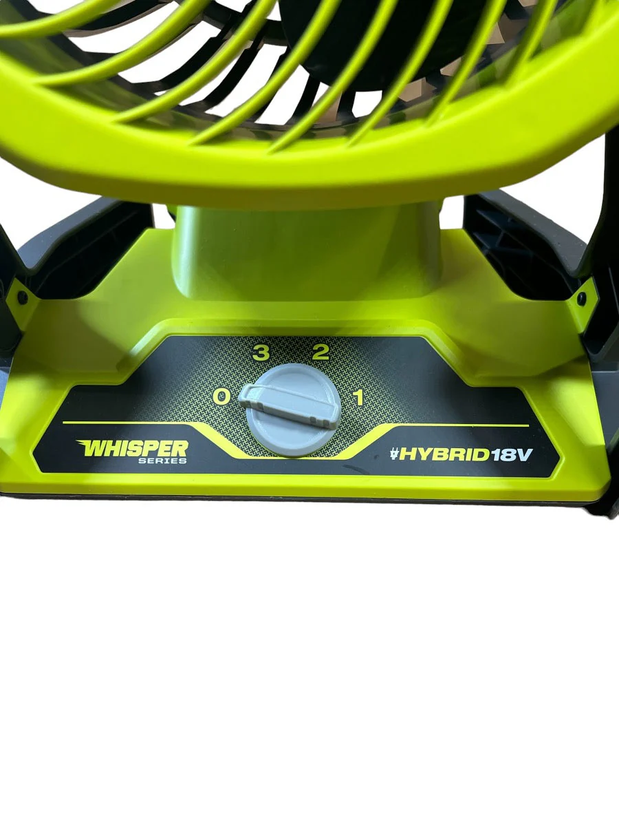Ryobi PCL811 ONE+ 18V Cordless Hybrid WHISPER SERIES 7-1/2 in. Fan (Tool Only) - Image 3