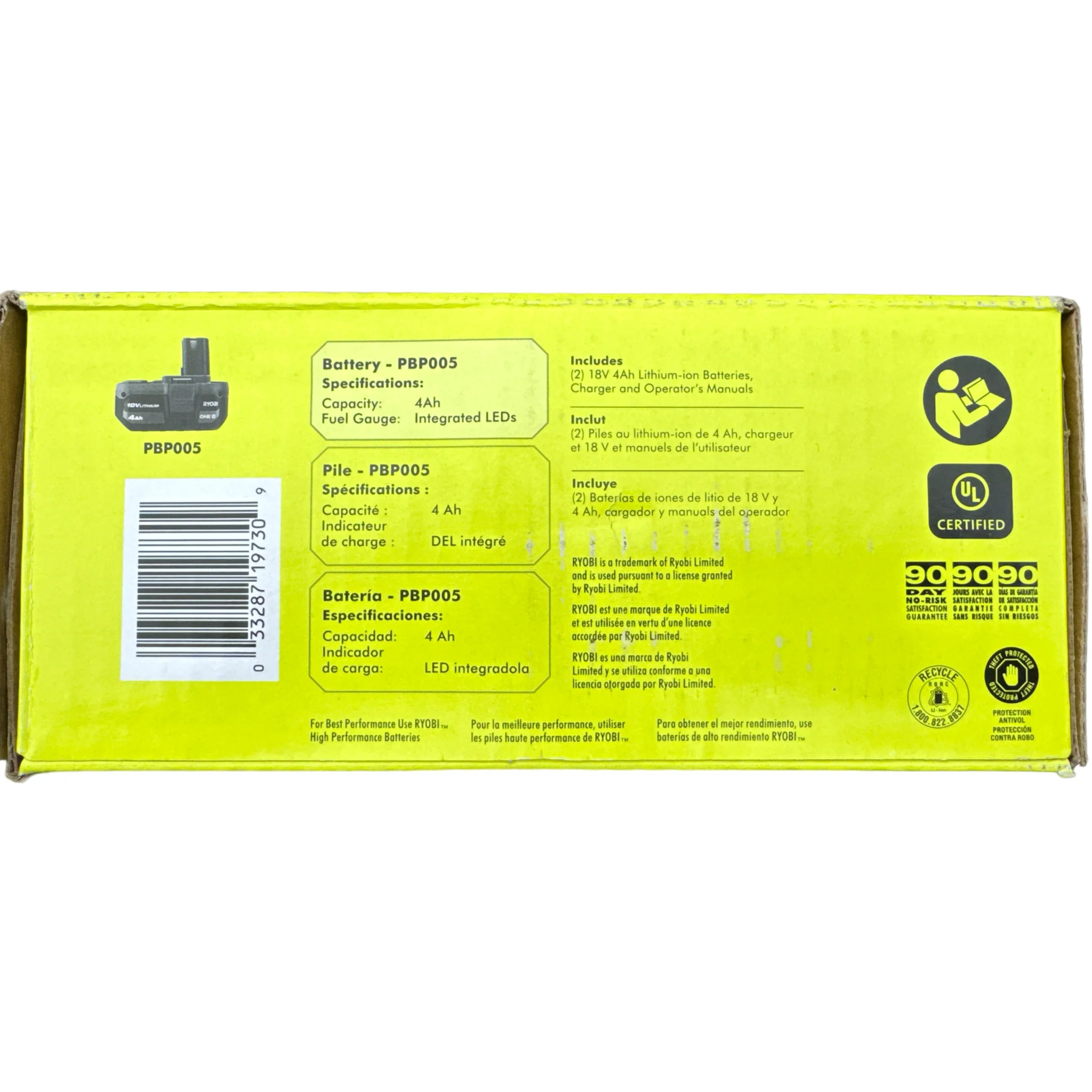 ONE+ 18V Lithium-Ion 4.0 Ah Battery (2-Pack) and Charger Kit - Image 3