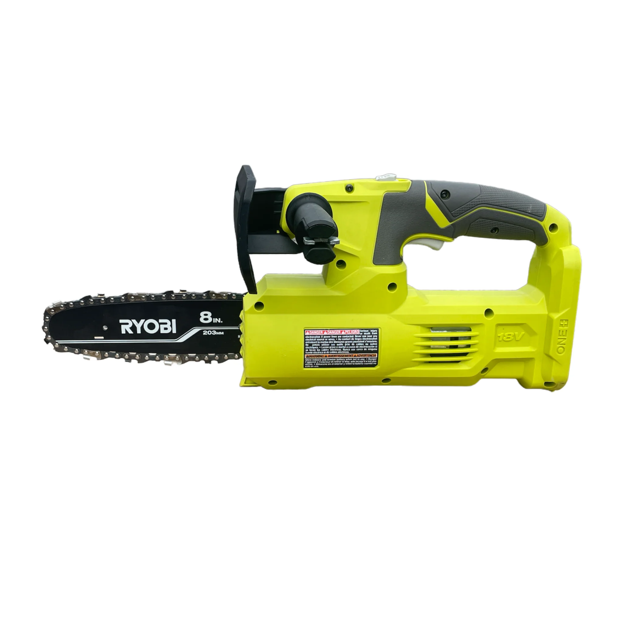 ONE+ 18-Volt 8 in. Lithium-Ion Battery Pruning Chainsaw (Tool-Only) - Image 3