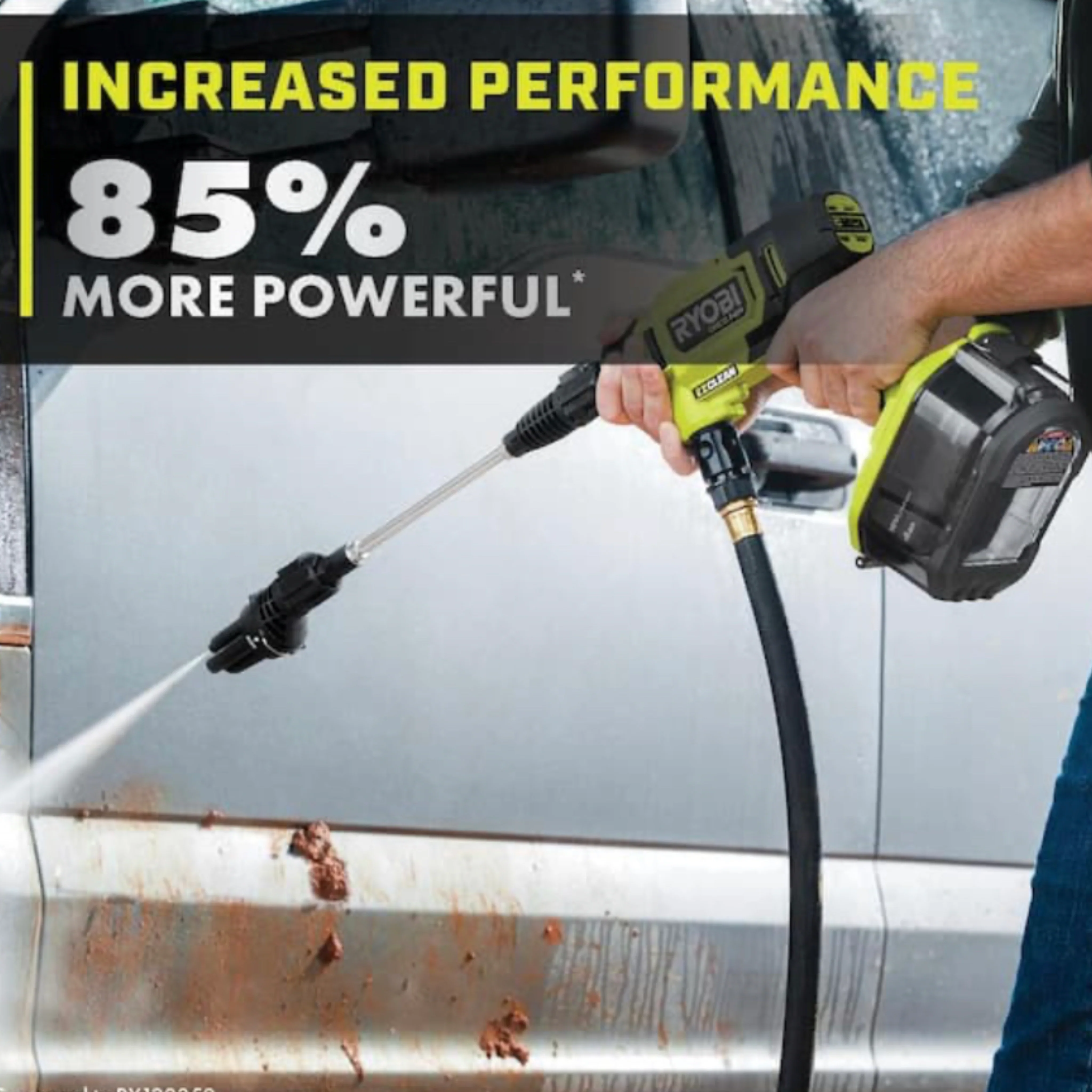 ONE+ HP 18-Volt Brushless EZClean 600 PSI 0.7 GPM Cordless Cold Water Power Cleaner (Tool Only) - Image 6