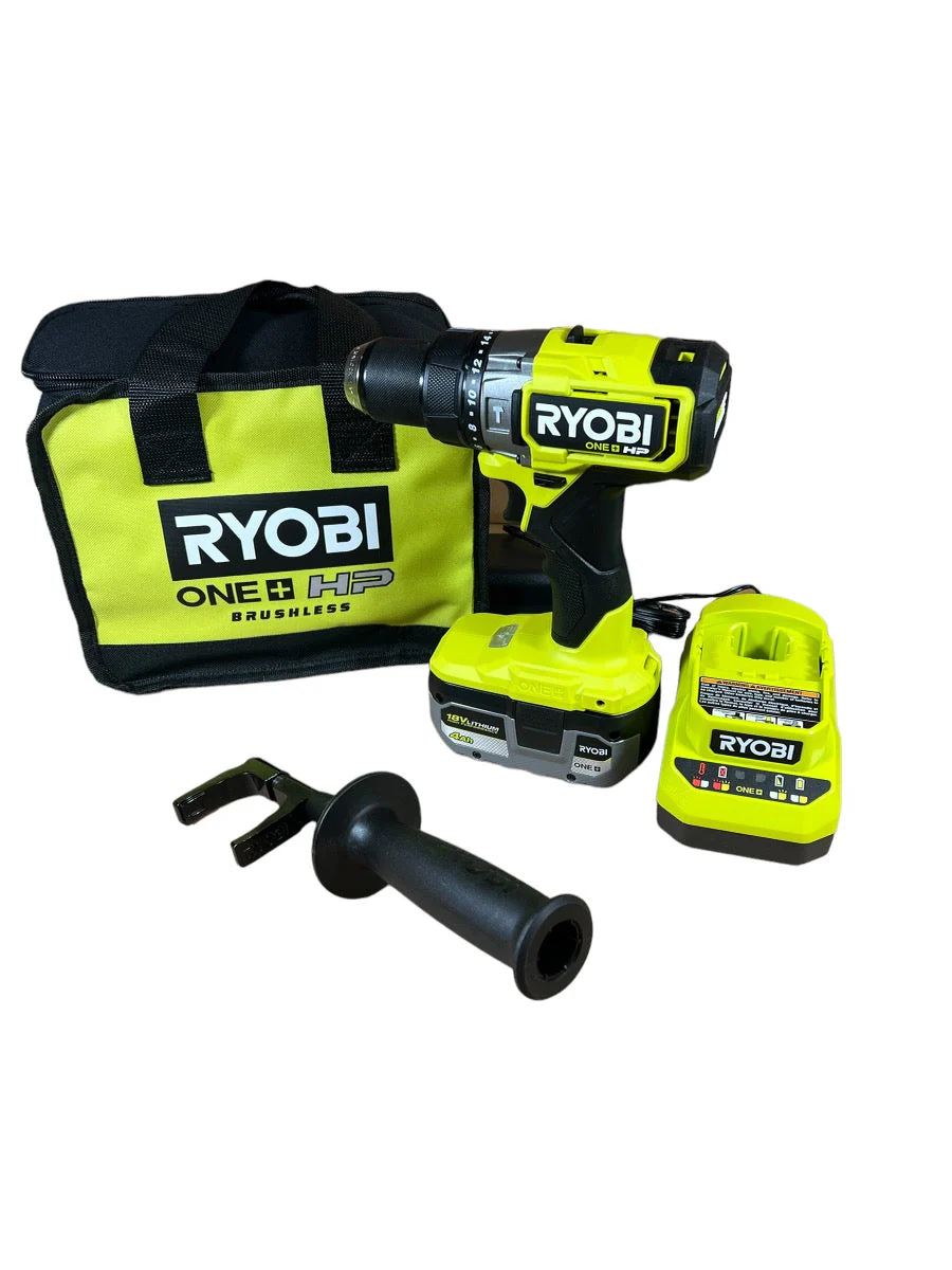 ONE+ HP 18V Brushless Cordless 1/2 in. Hammer Drill Kit with (1) 4.0 Ah High Performance Battery, Charger, and Tool Bag - Image 3