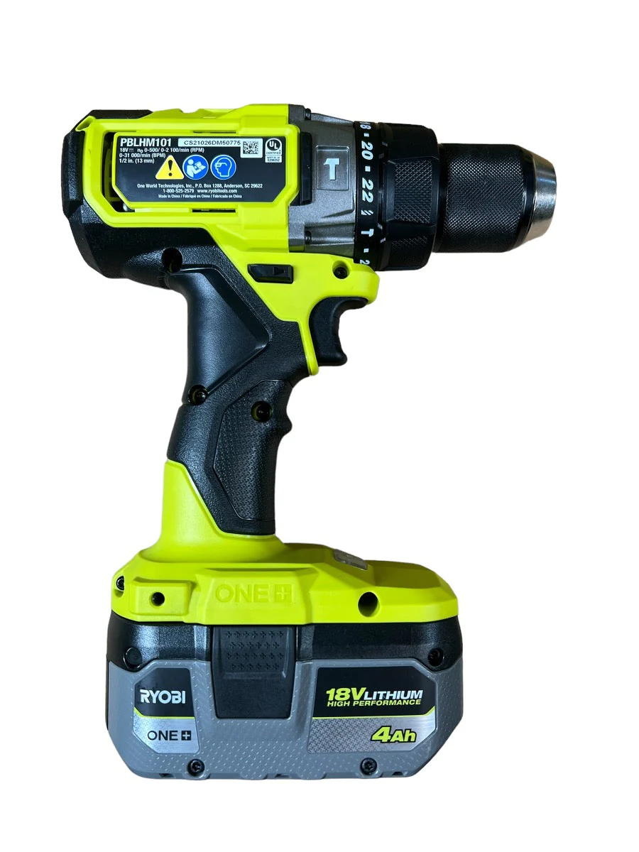 ONE+ HP 18V Brushless Cordless 1/2 in. Hammer Drill Kit with (1) 4.0 Ah High Performance Battery, Charger, and Tool Bag - Image 7