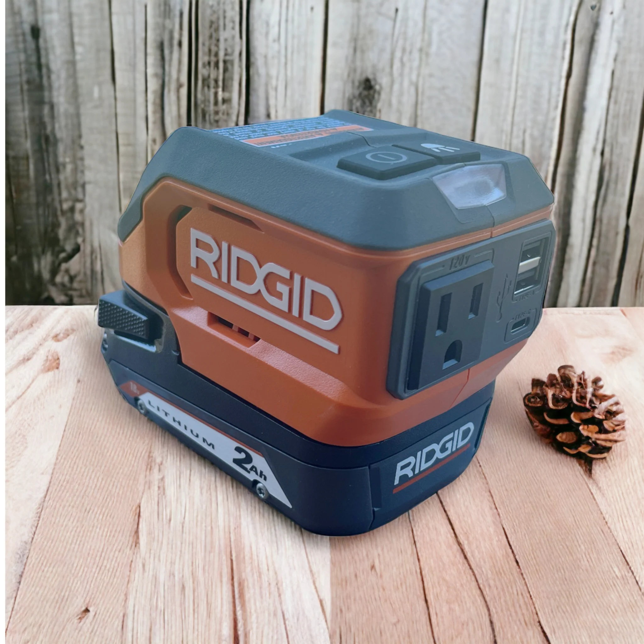 RIDGID 18-Volt 175-Watt Power Inverter (Tool Only) - Image 4