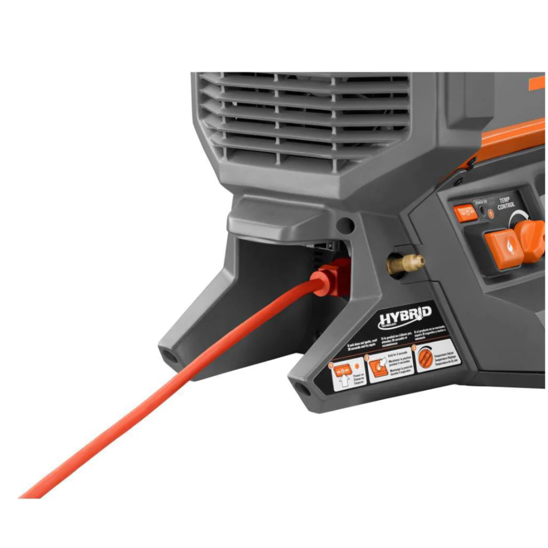 RIDGID 18-Volt 60K BTU Hybrid Forced Air Propane Portable Heater - Image 5