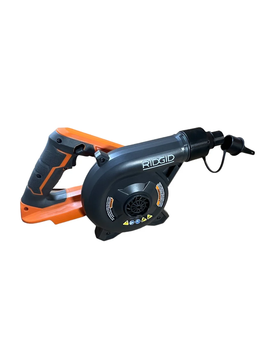 RIDGID 18-Volt Cordless Compact Jobsite Blower with Inflator/Deflator Nozzle - Image 8