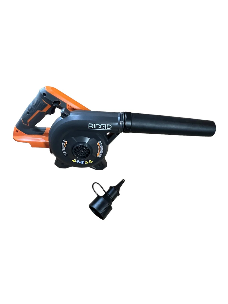 RIDGID 18-Volt Cordless Compact Jobsite Blower with Inflator/Deflator Nozzle - Image 9