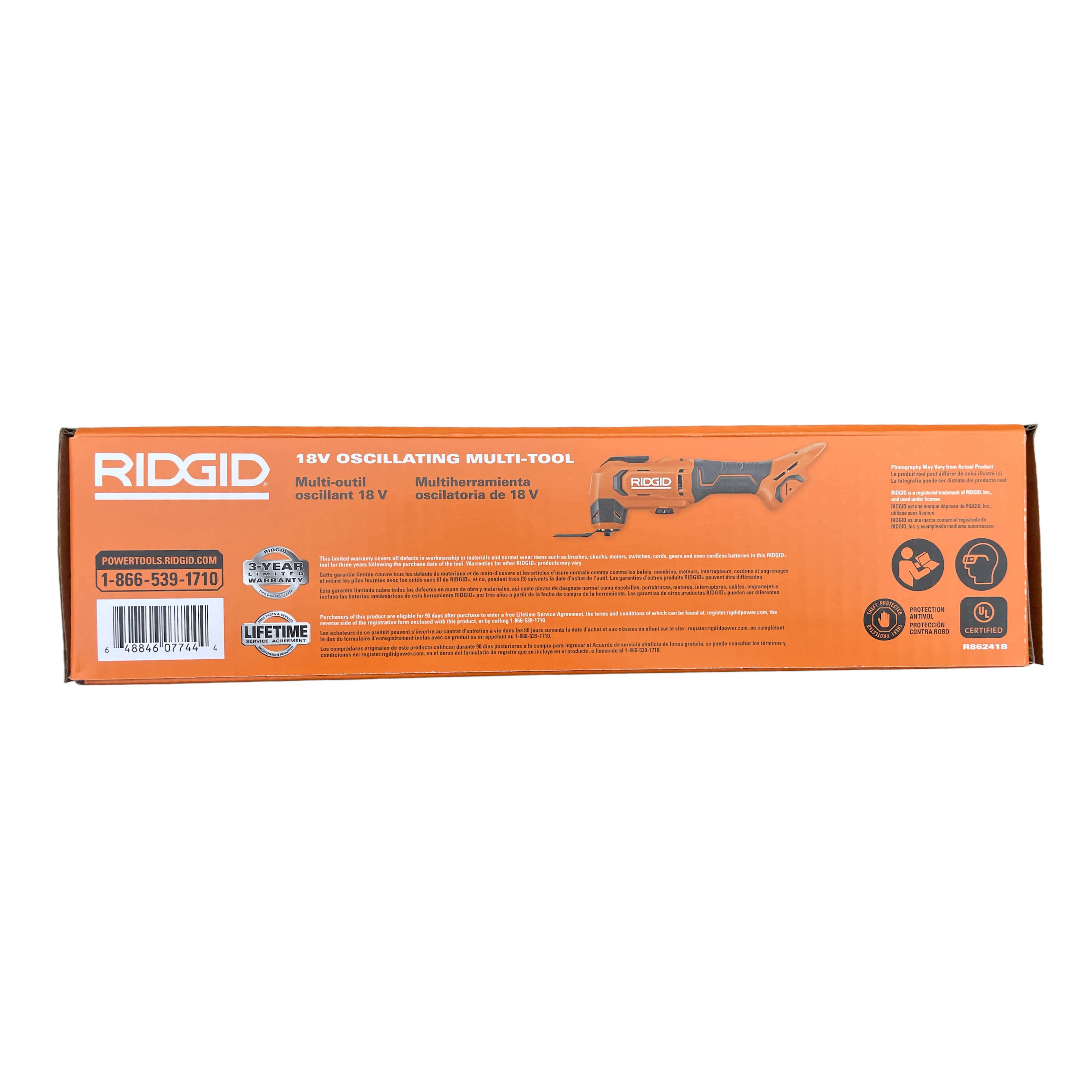RIDGID 18-Volt Cordless Oscillating Multi-Tool (Tool Only) - Image 3
