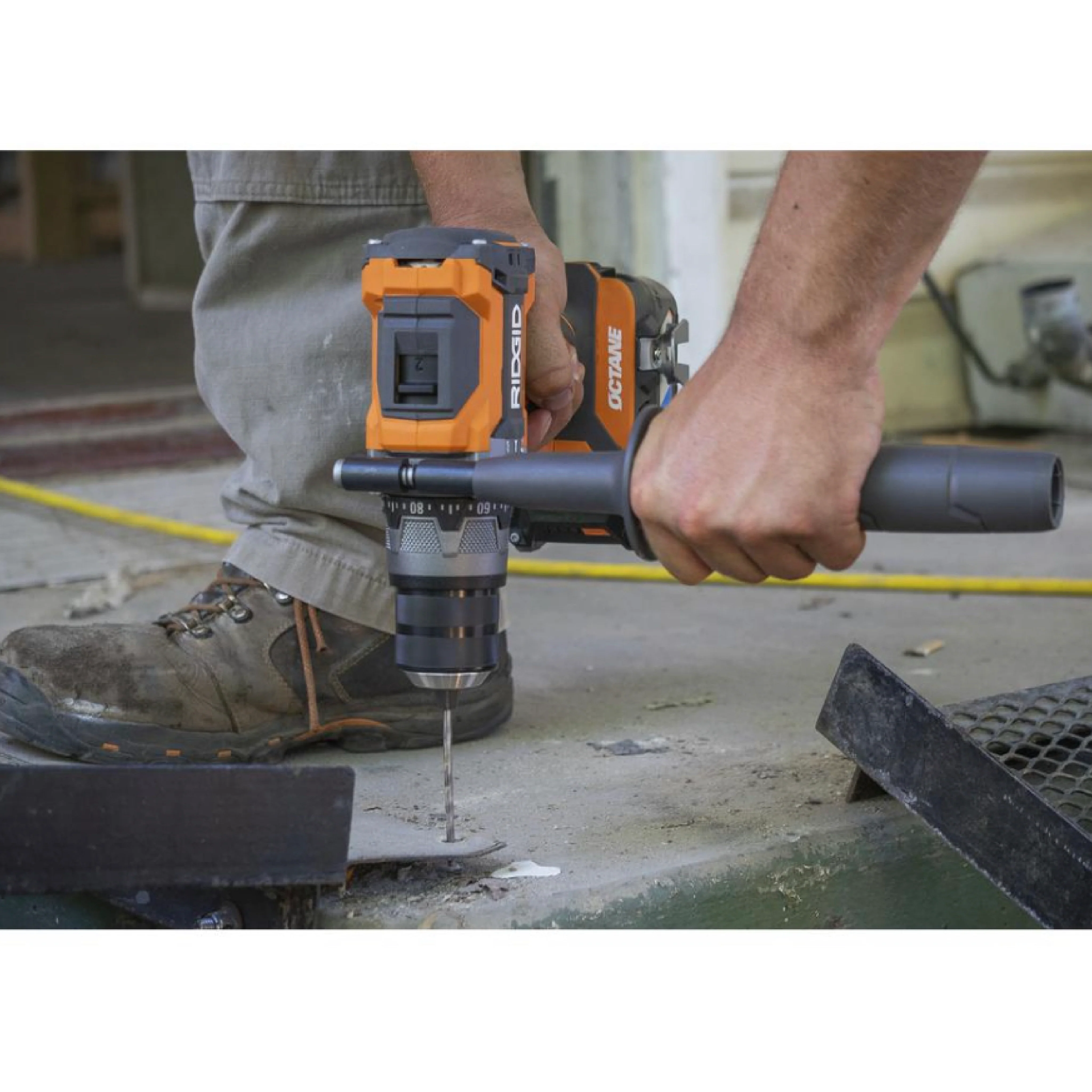 RIDGID 18 Volt OCTANE Cordless Brushless 1/2 In. Hammer Drill/Driver(Tool Only) - Image 7