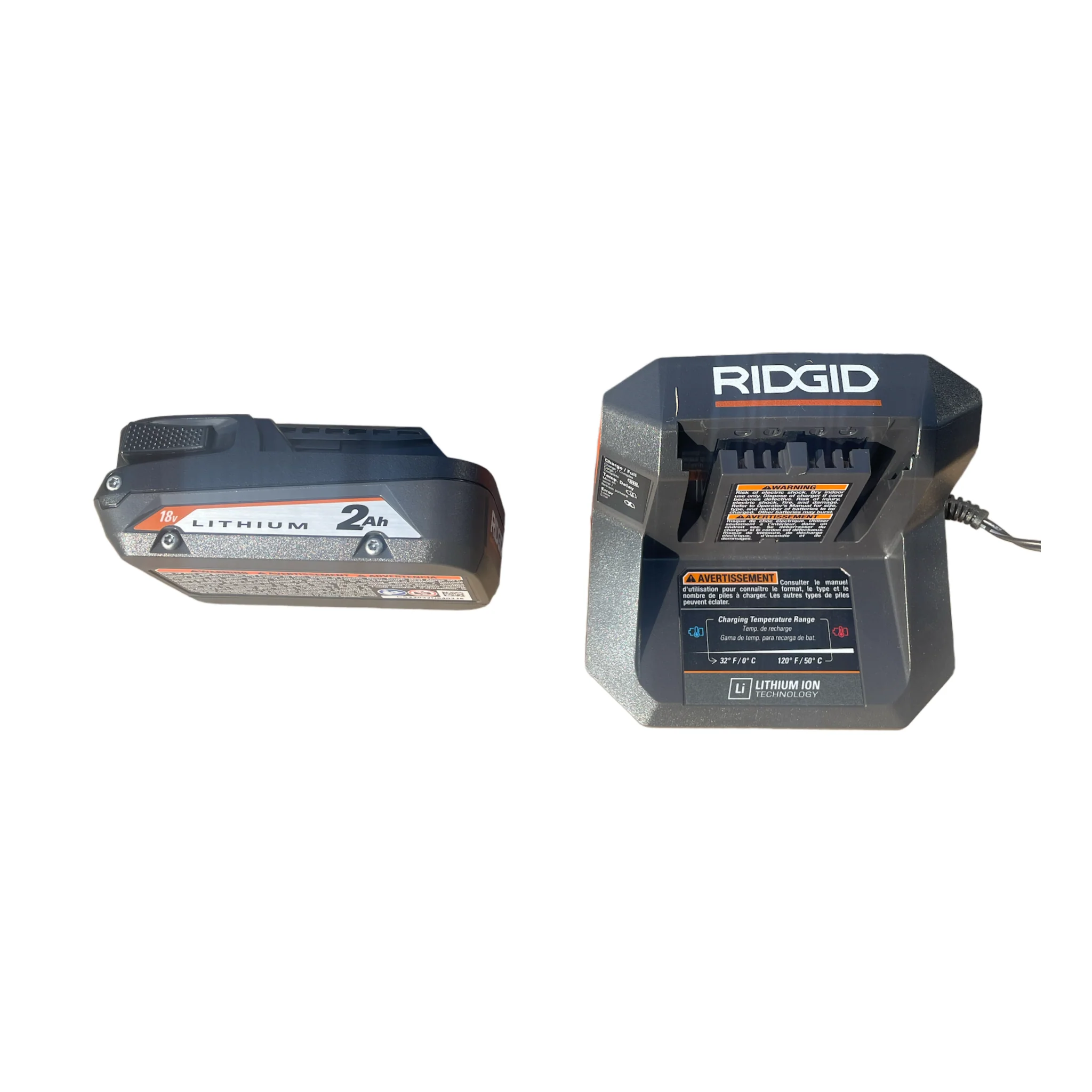 RIDGID 18V Cordless Flood Light Kit with Detachable Light with 2.0 Ah Lithium-Ion Battery and Charger - Image 6