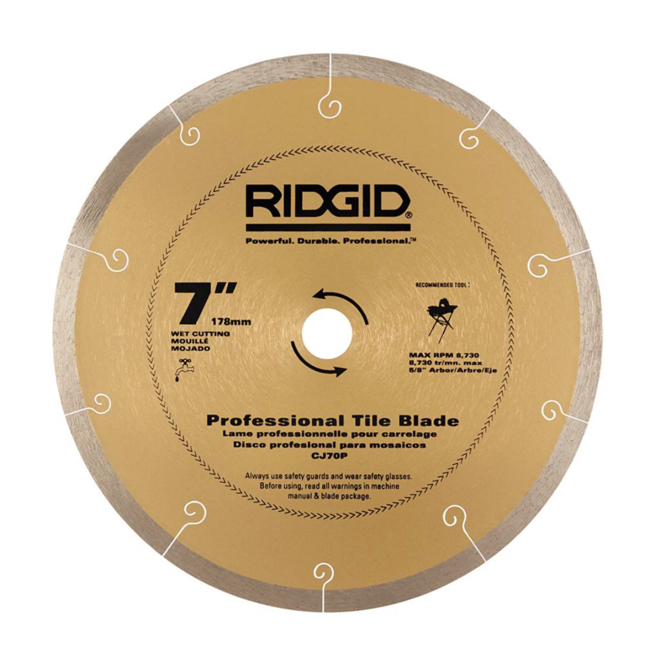 RIDGID 6.5 Amp Corded 7 in. Table Top Wet Tile Saw - Image 6