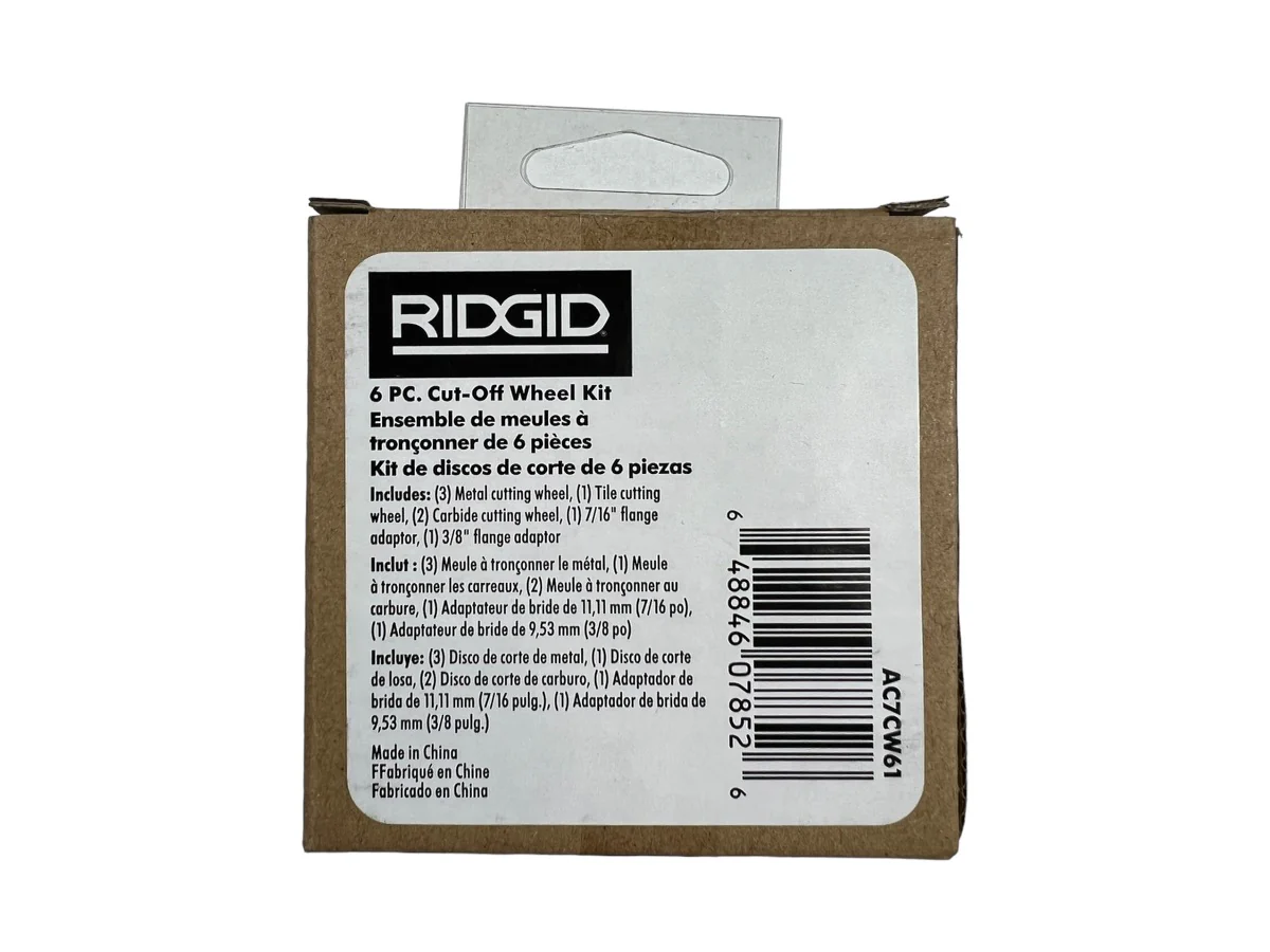 CLEARANCE RIDGID Cut-Off Wheel Set (6-Piece) - Image 2