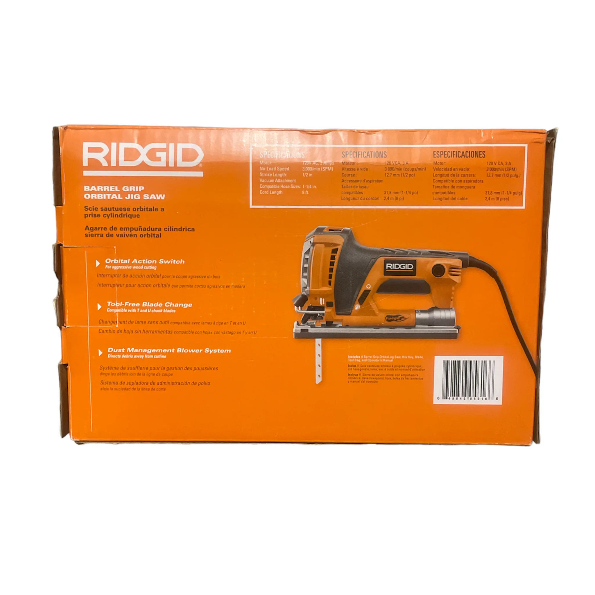 RIDGID Fuego Compact Orbital Jig Saw - Image 2
