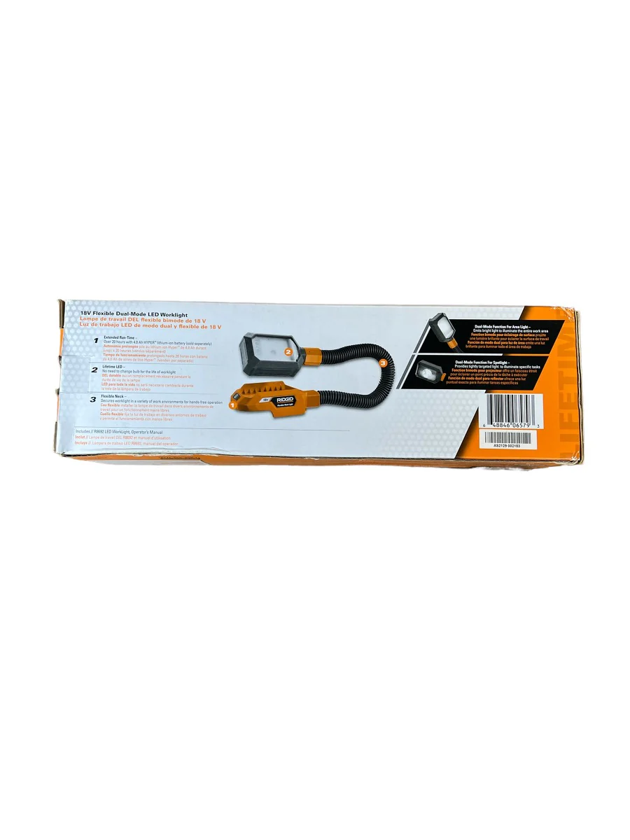 RIDGID GEN5X 18-Volt Flexible Dual-Mode LED Work Light (Tool Only)o - Image 2
