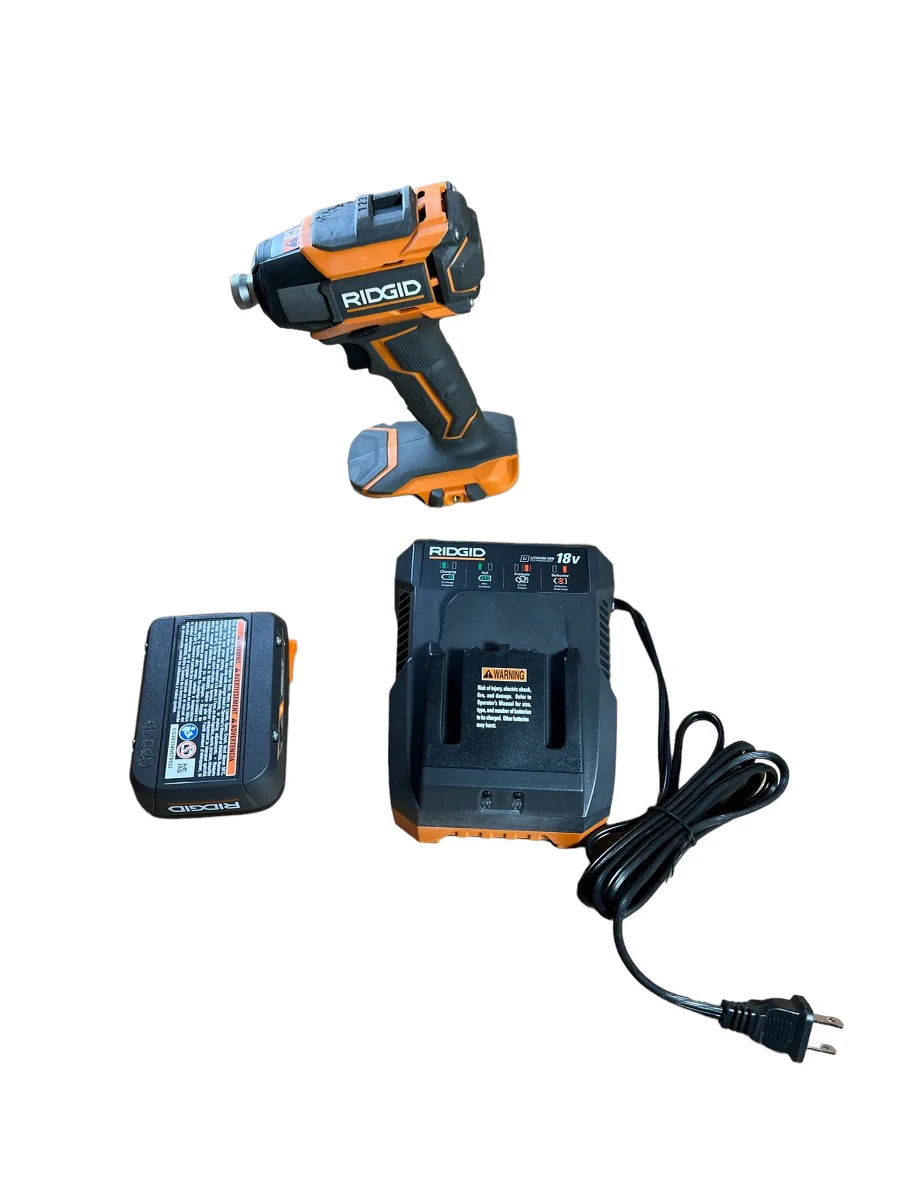 RIDGID GEN5X 18 Volt Lithium-Ion 1/4 In. Impact Driver Kit with 2.0 Ah Battery and Charger - Factory Reconditioned