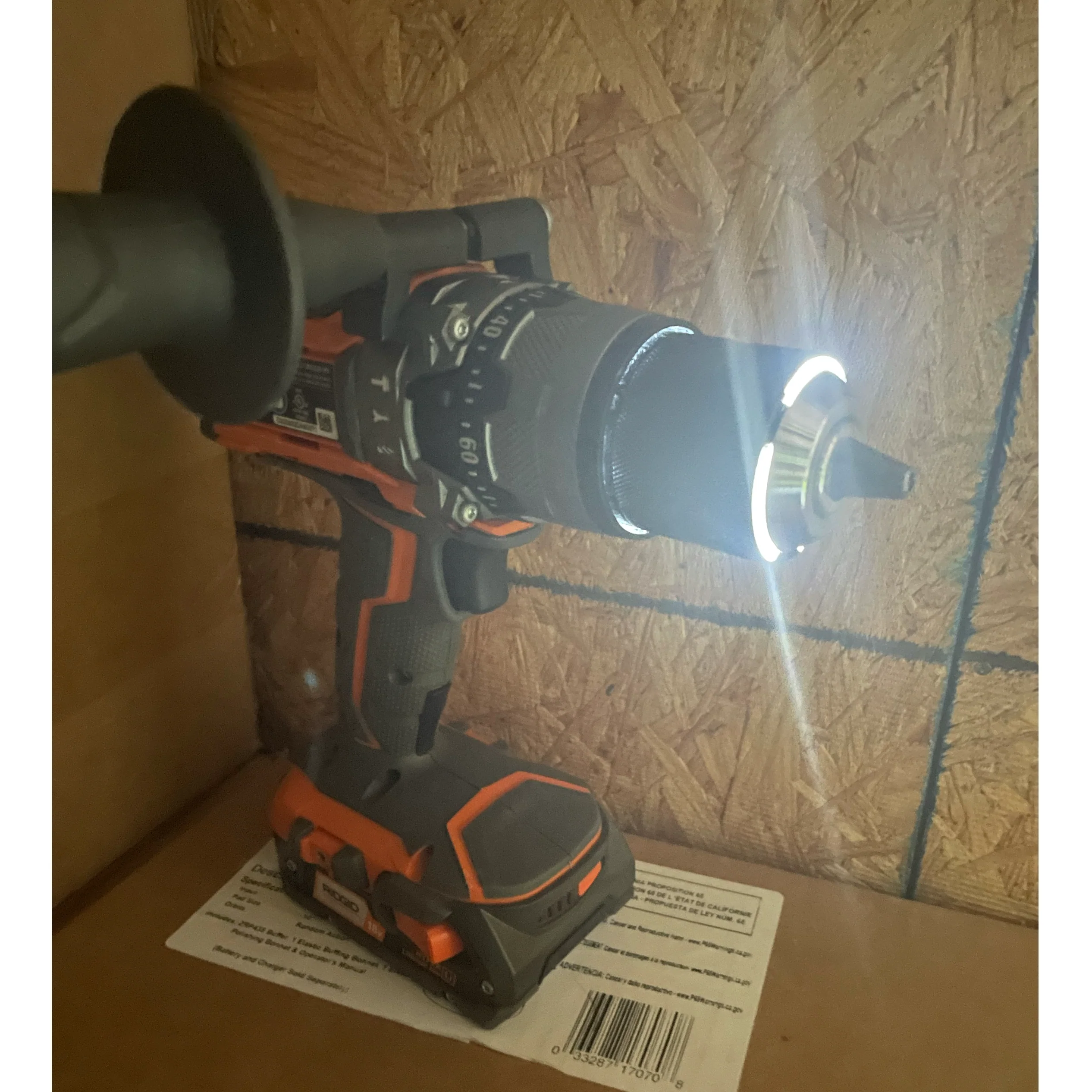 RIDGID Gen5X 18V Lithium Ion Cordless 1/2 In. Hammer Drill (Tool Only) - Image 7
